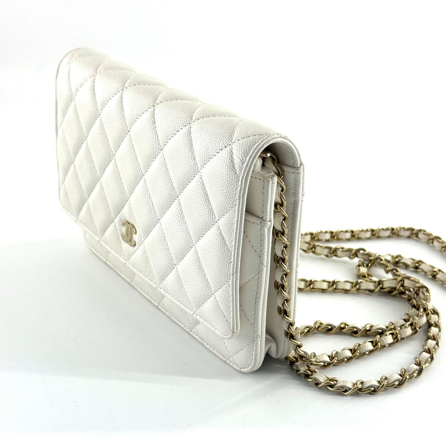 Chanel - WOC - Leather - White