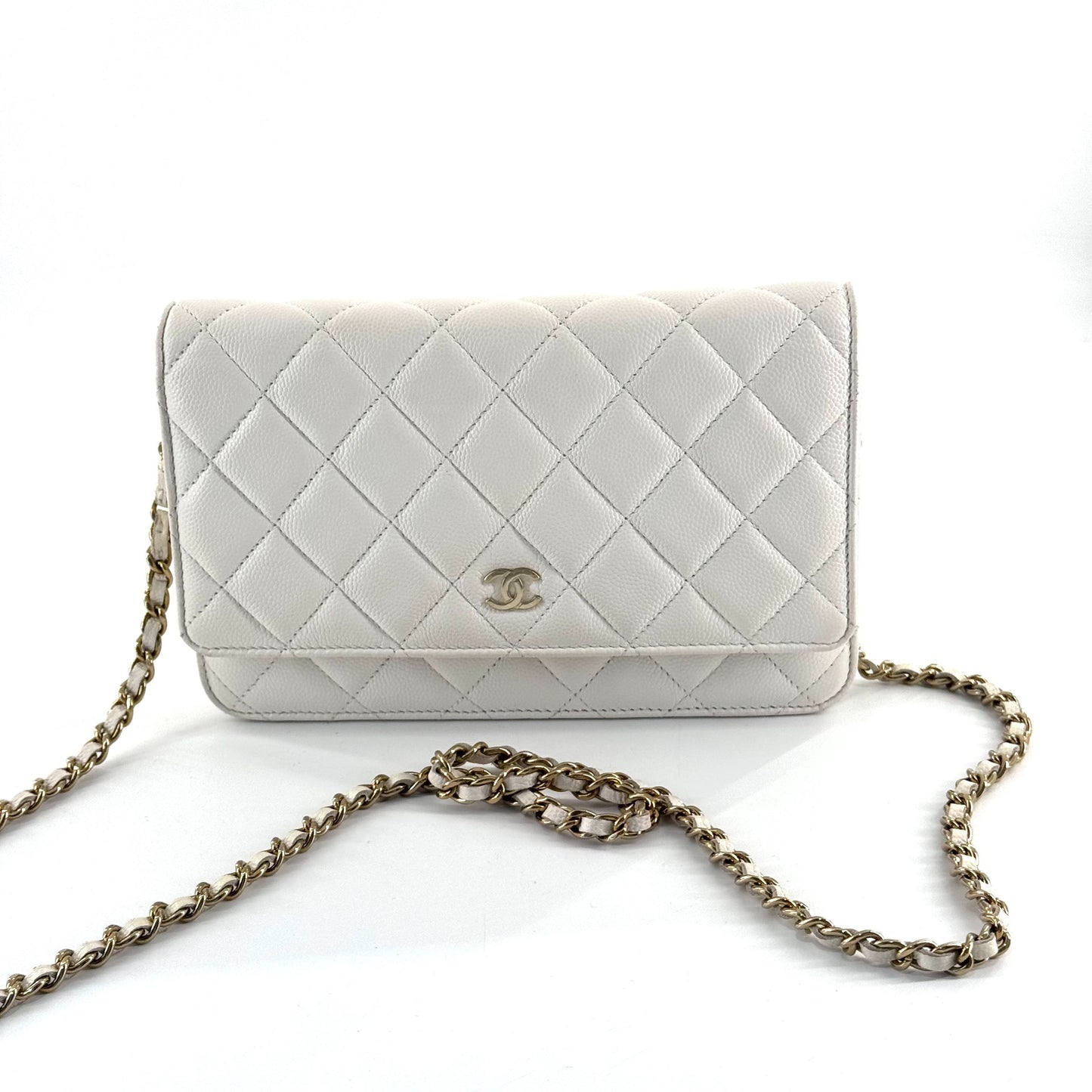 Chanel - WOC - Leather - White