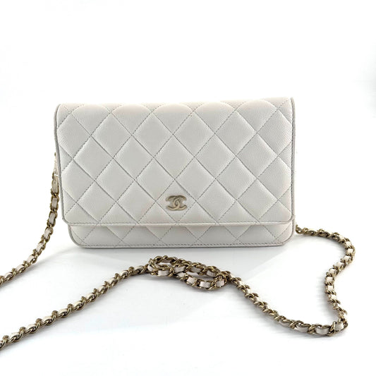Chanel - WOC - Leather - White