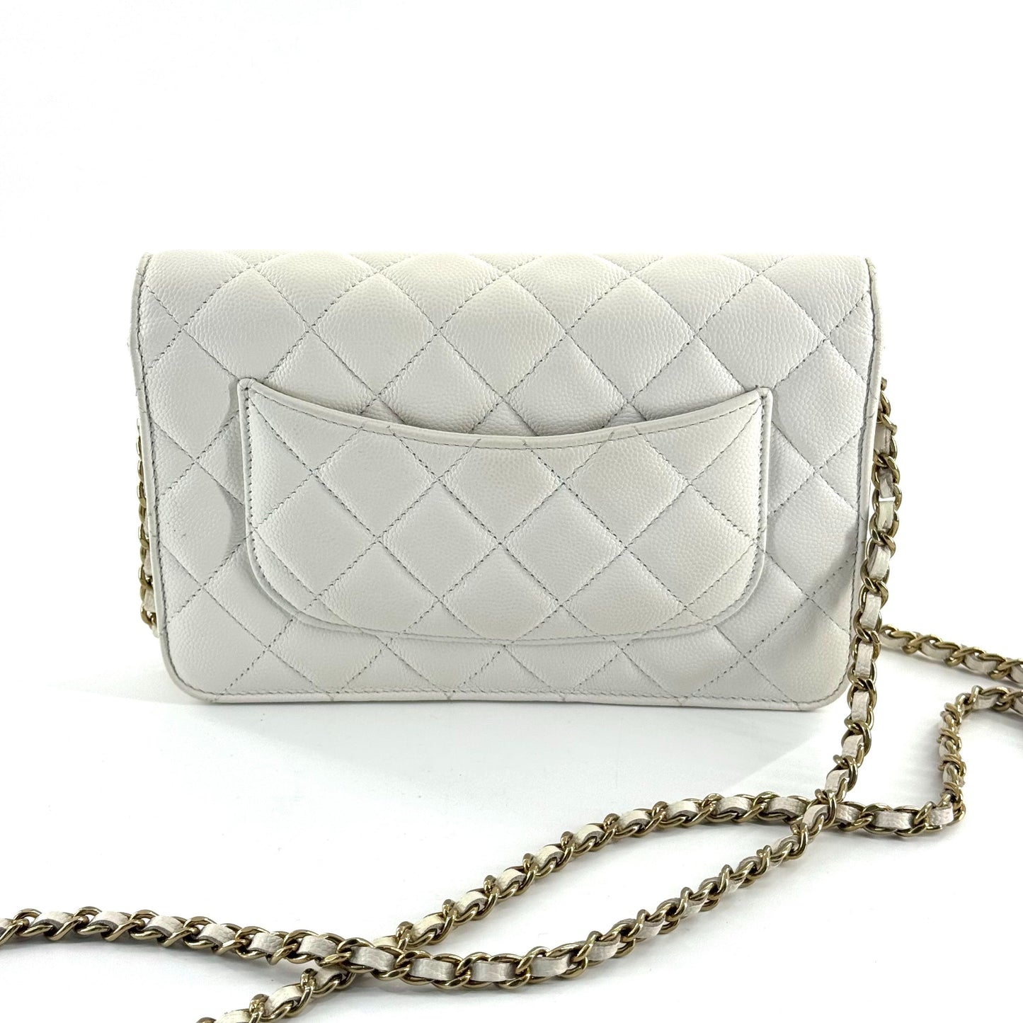 Chanel - WOC - Leather - White