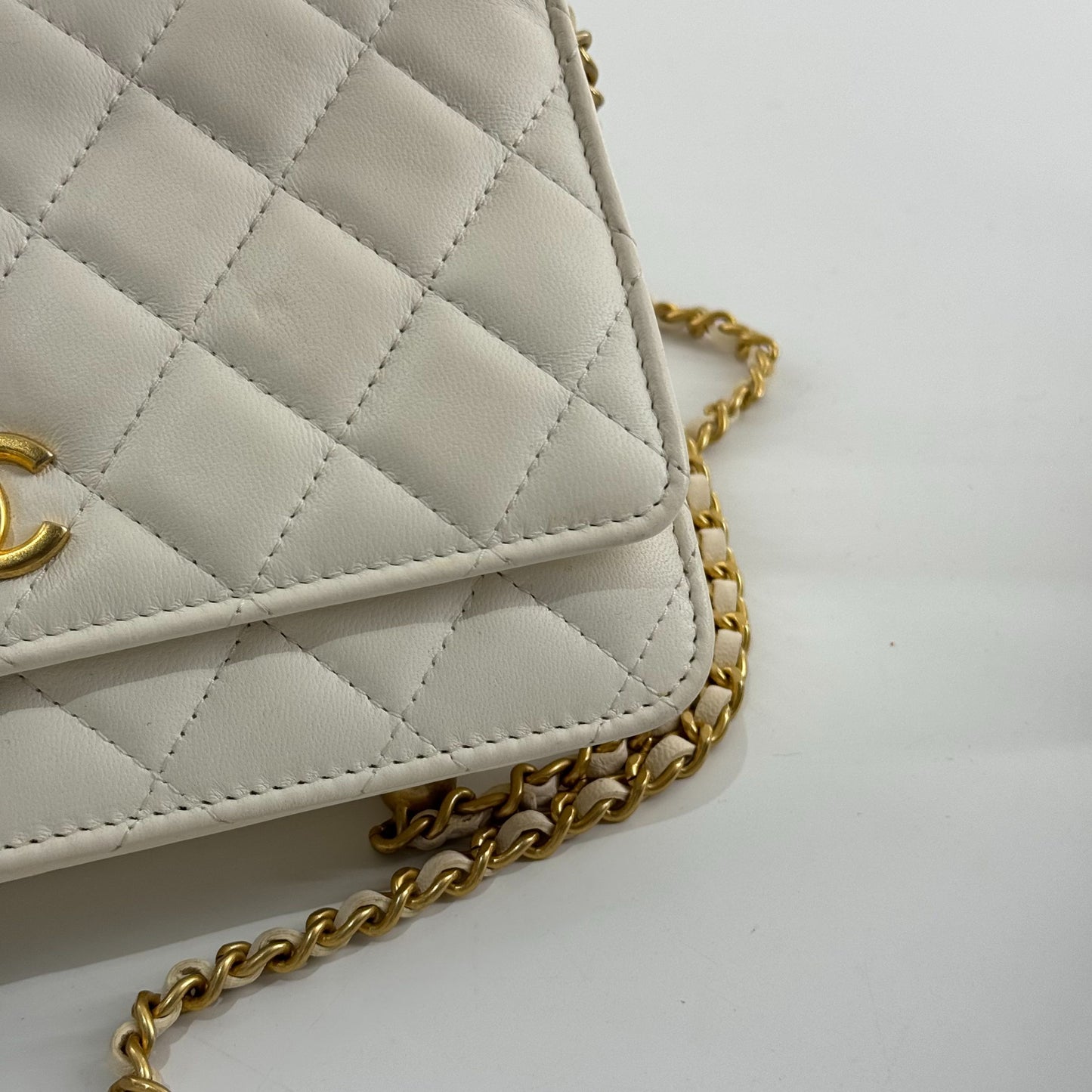 Chanel WOC Leather White - view 2