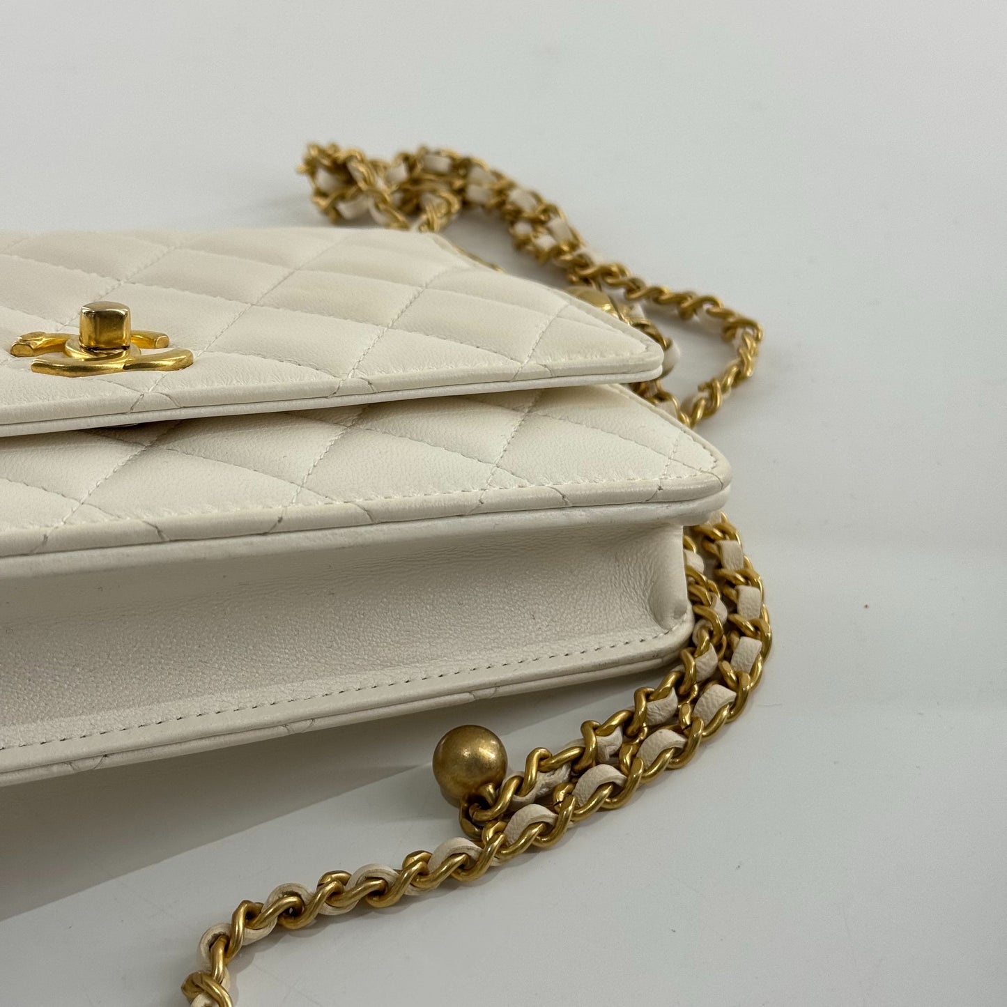 Chanel WOC Leather White - view 3