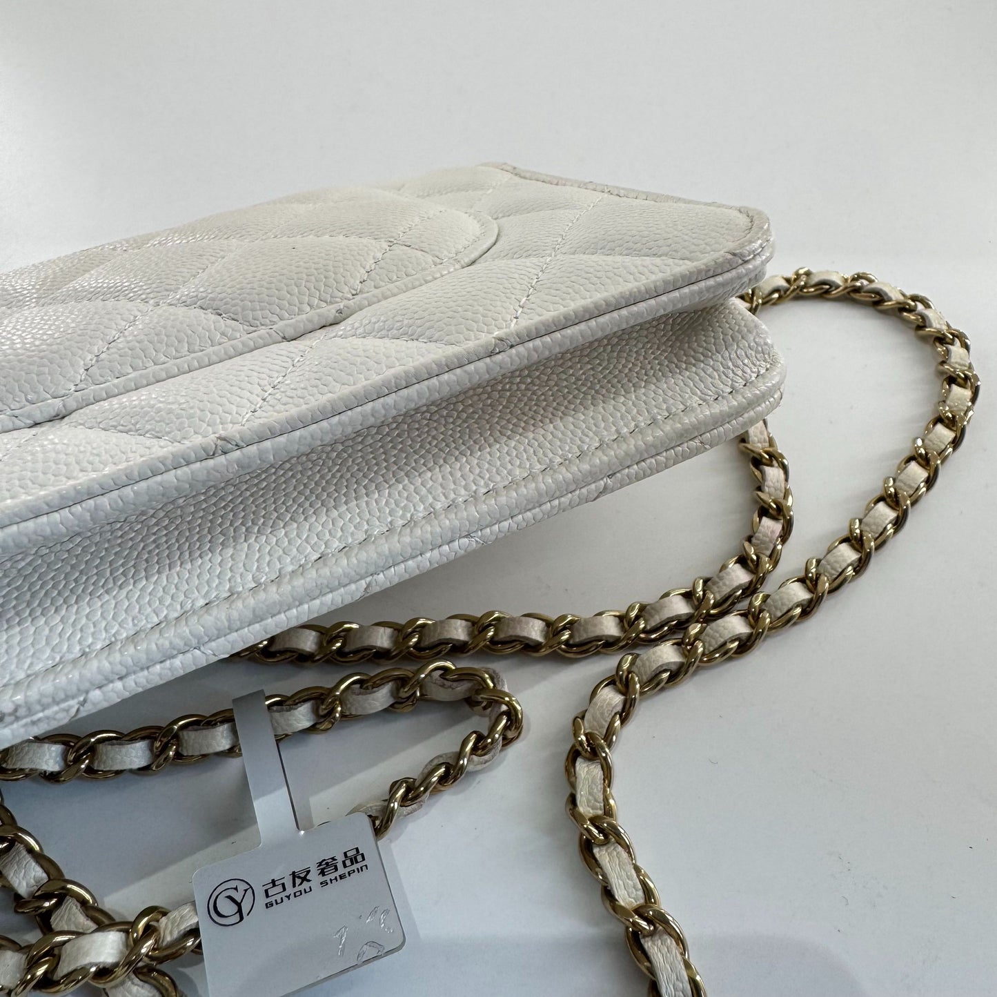 Chanel - WOC - Leather - White