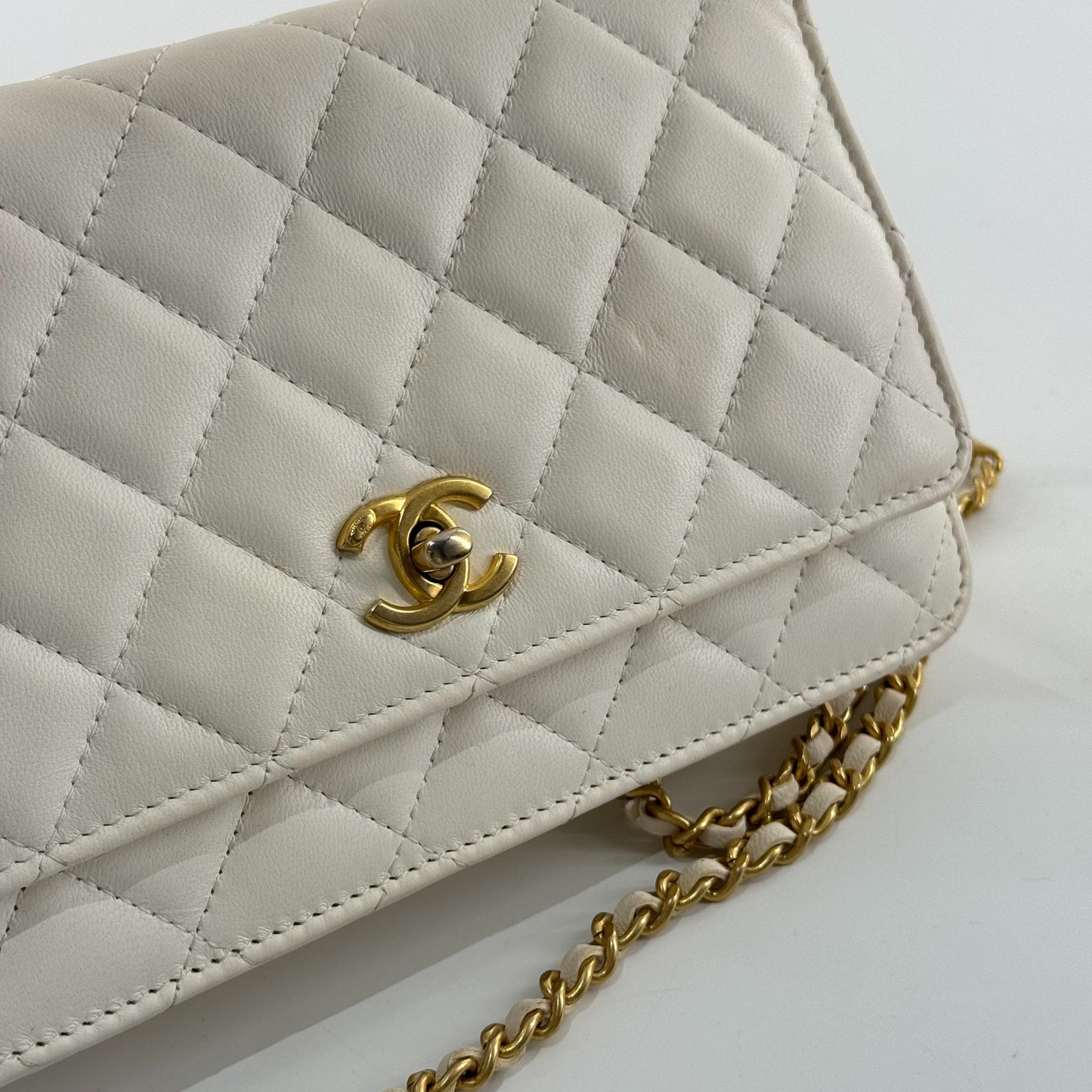 Chanel WOC Leather White - view 5