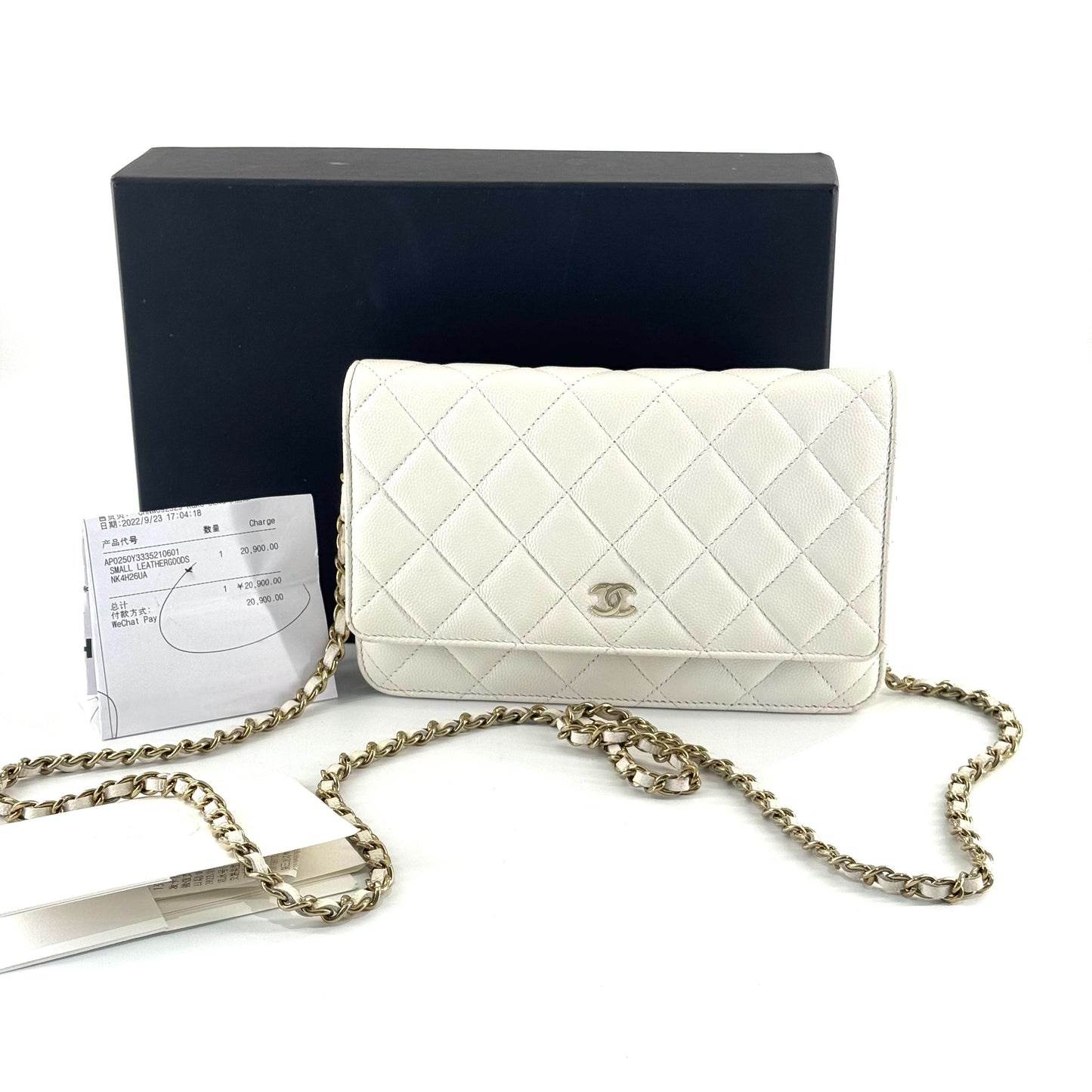 Chanel - WOC - Leather - White