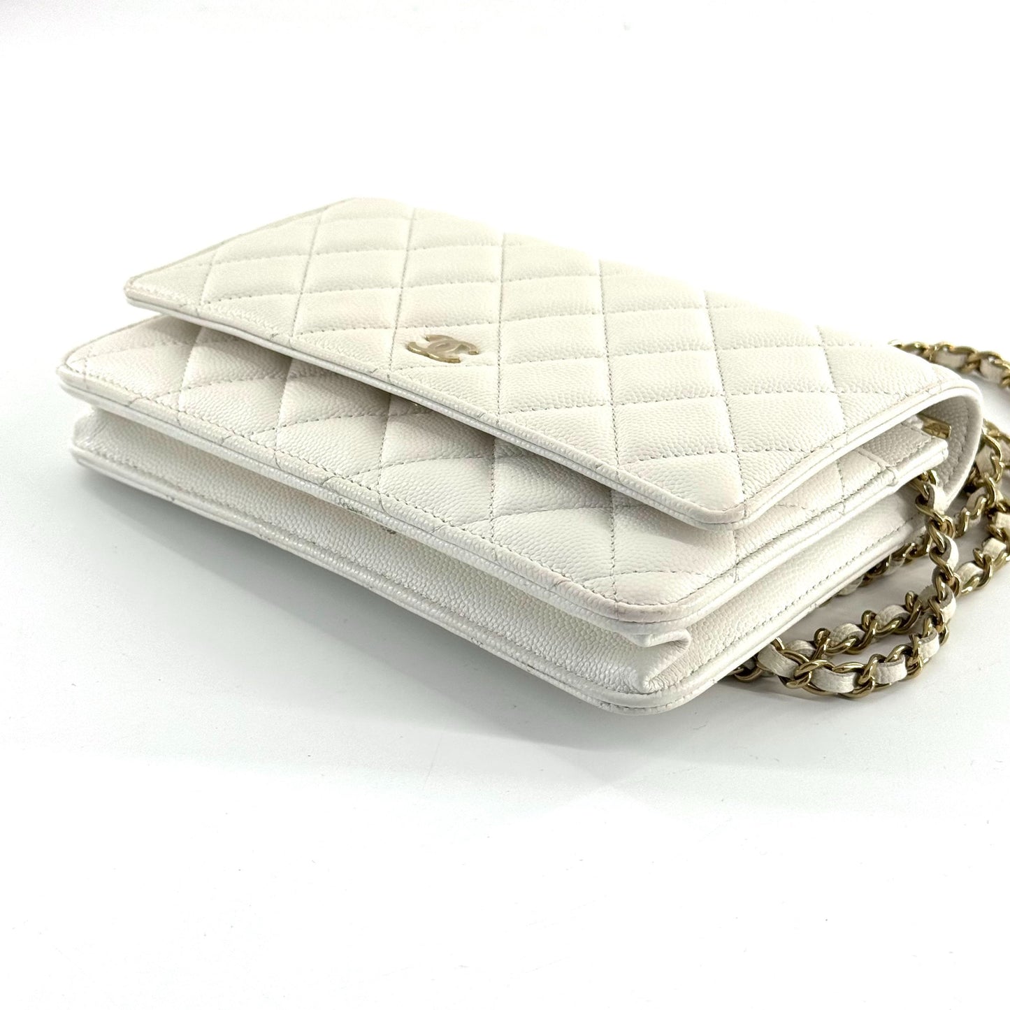 Chanel - WOC - Leather - White