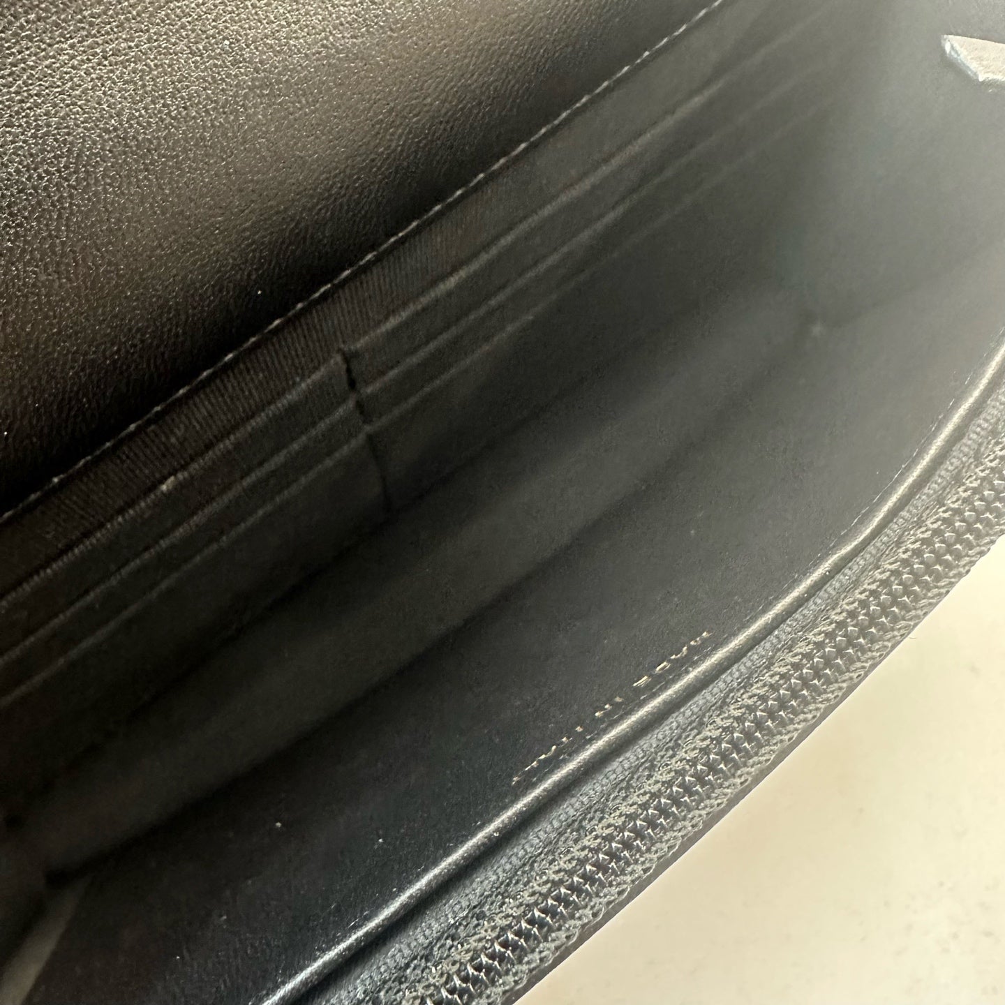 Chanel - WOC - Leather - Black