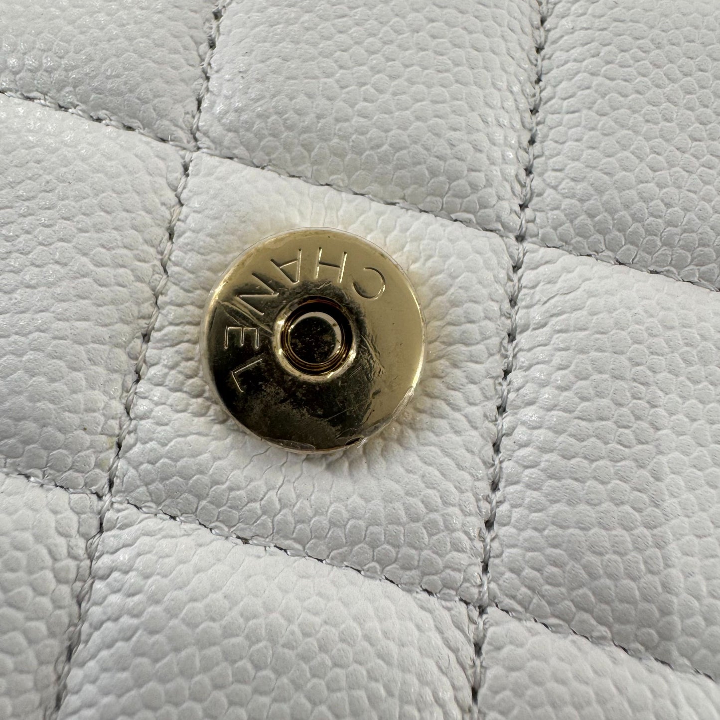 Chanel - WOC - Leather - White