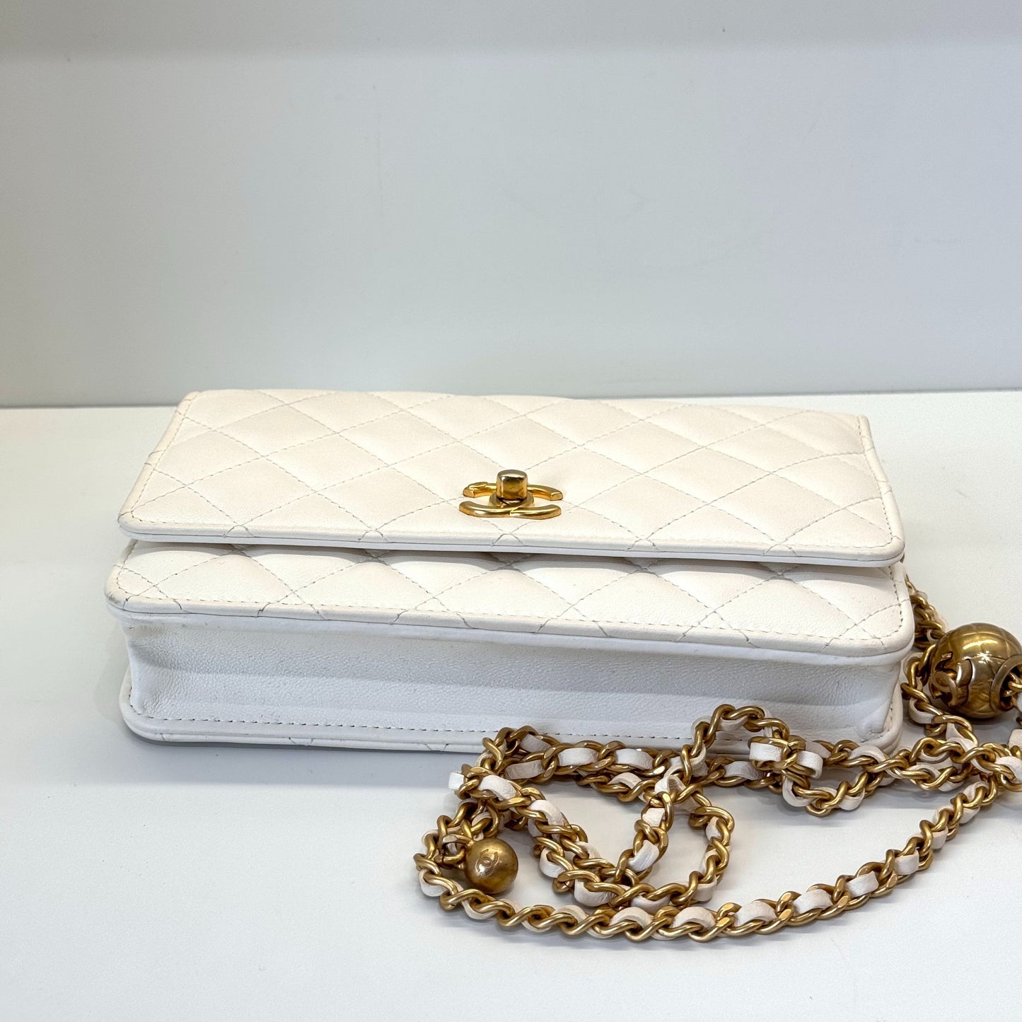 Chanel WOC Leather White - view 9