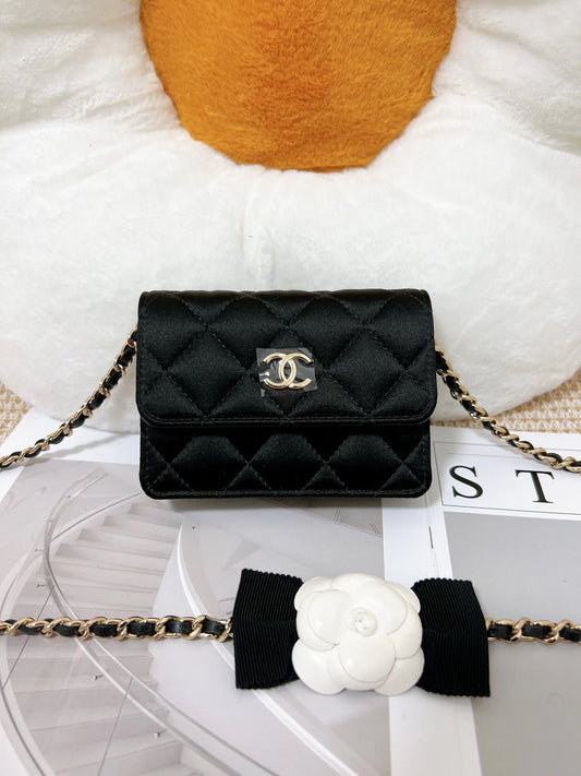 Chanel - WOC - Cloth - Black - (mini)