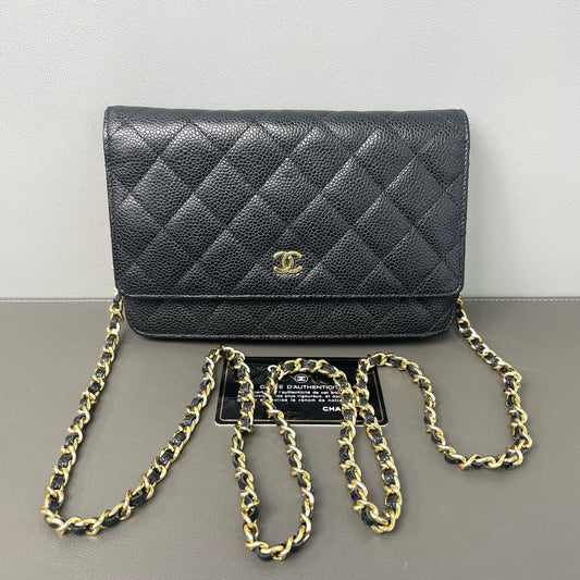 Chanel - WOC - Leather - Black - (mini)