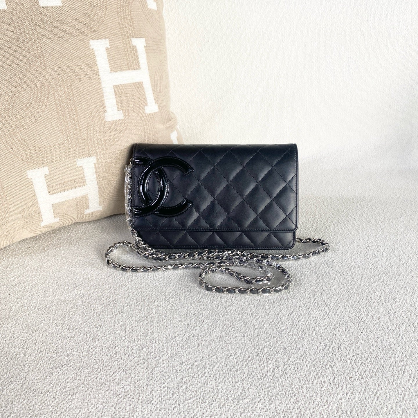 Chanel - WOC - Leather - Black - (mini)