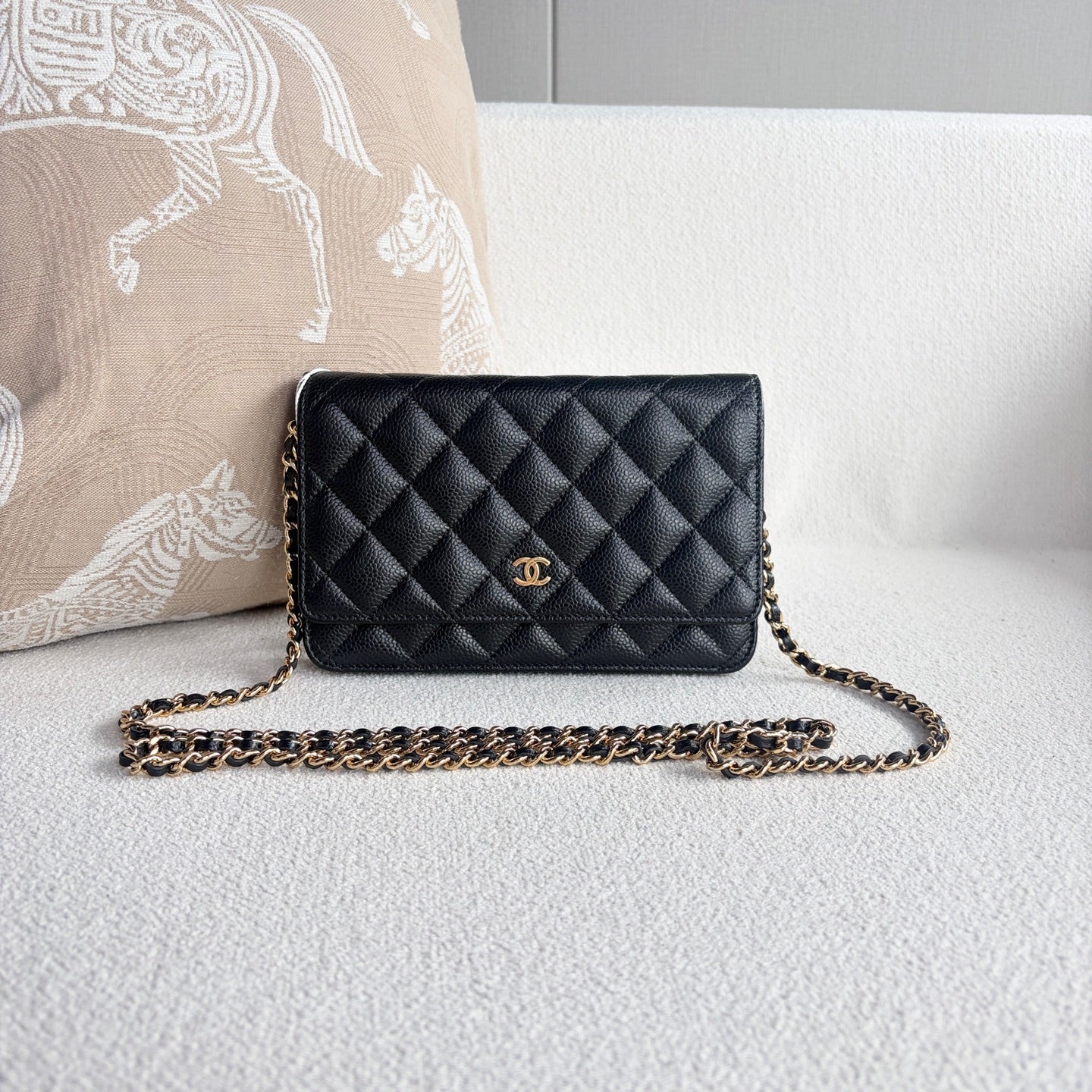 Chanel - WOC - Leather - Black - (mini)