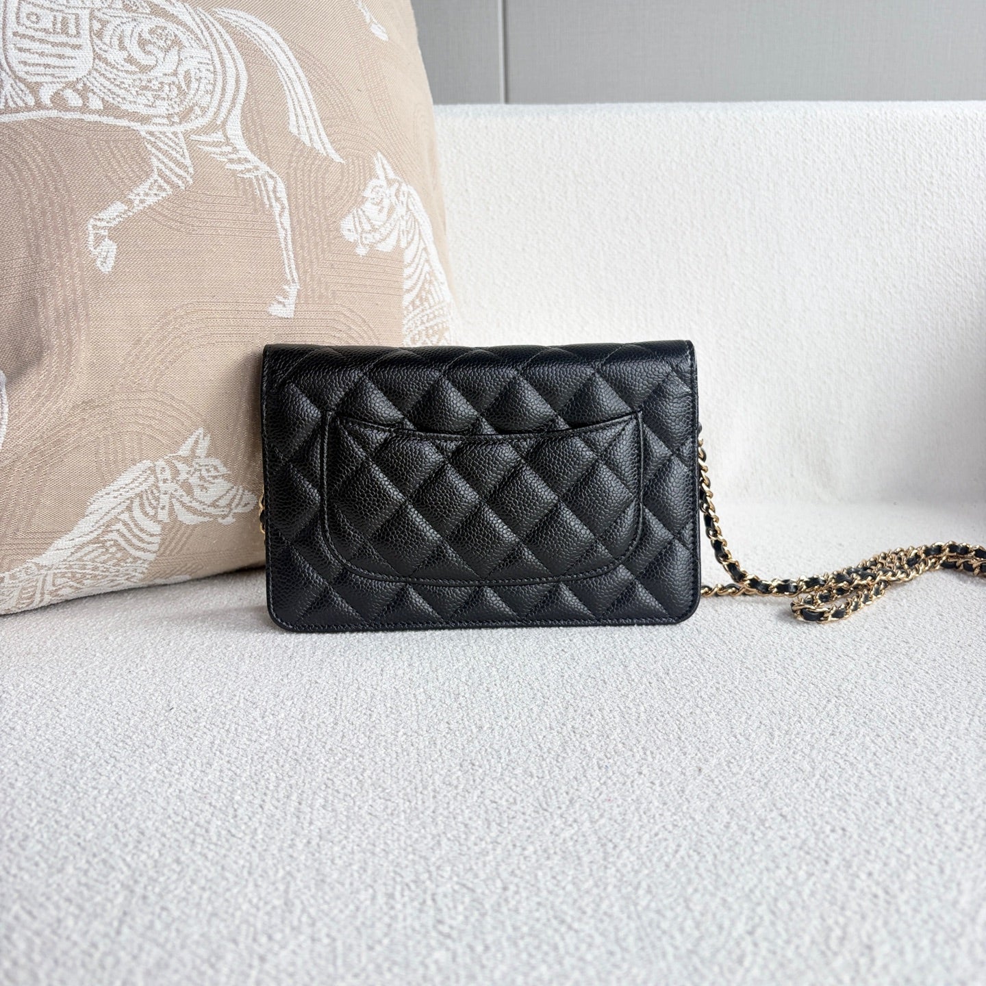 Chanel - WOC - Leather - Black - (mini)