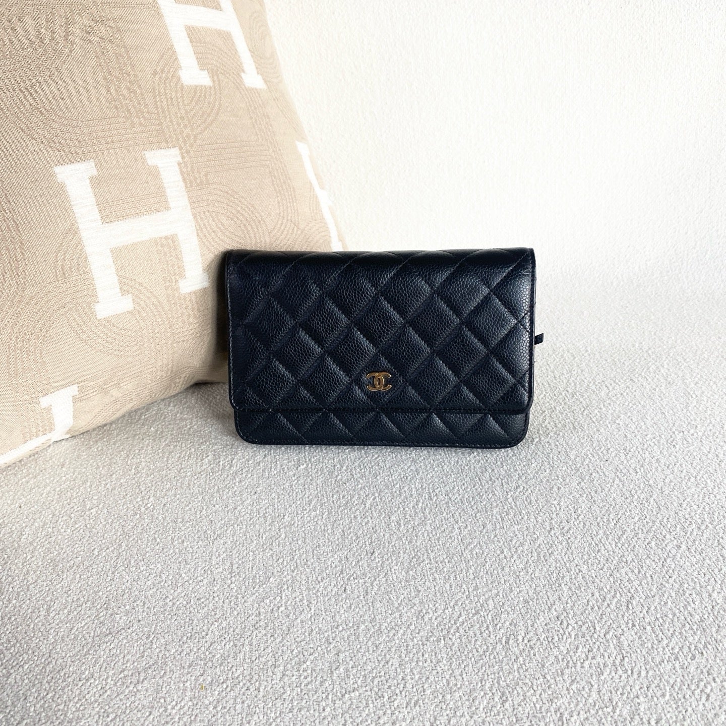 Chanel - WOC - Leather - Black - (mini)