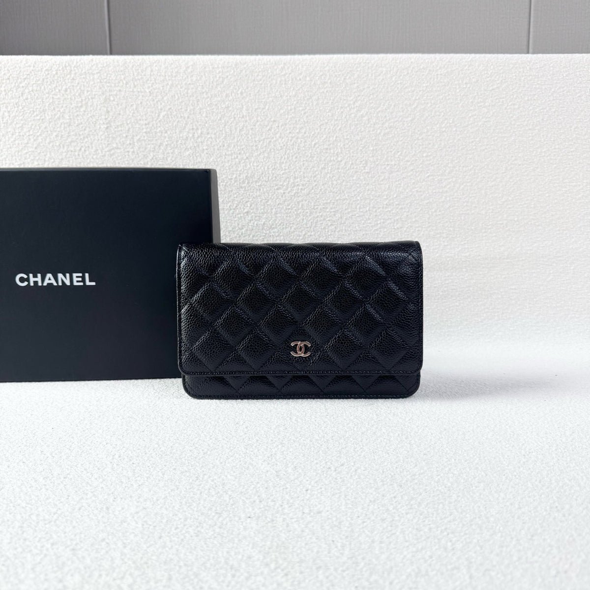 Chanel - WOC - Leather - Black - (mini)