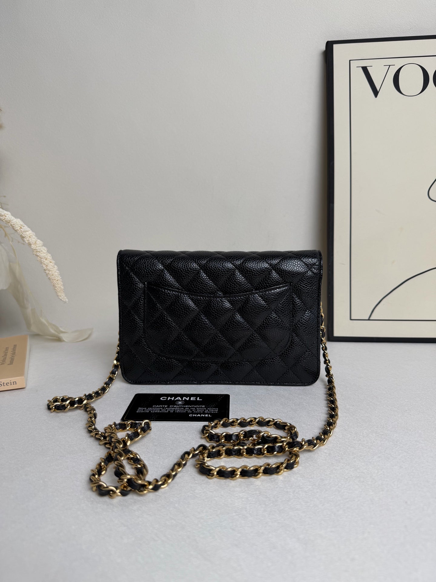Chanel - WOC - Leather - Black - (mini)