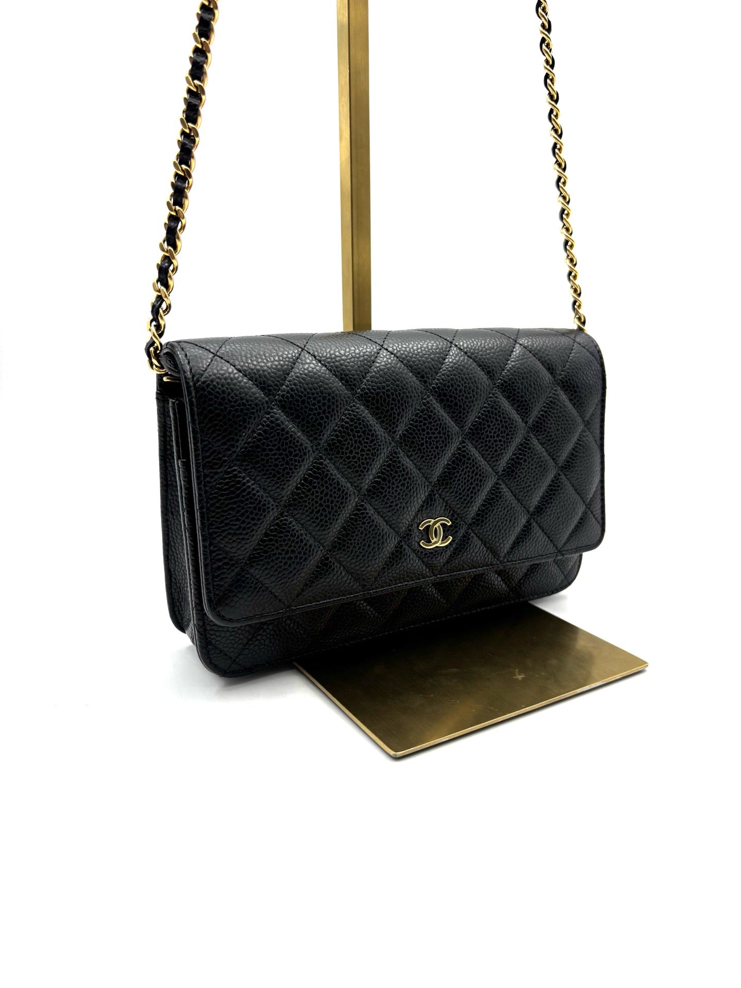 Chanel - WOC - Leather - Black - (mini)