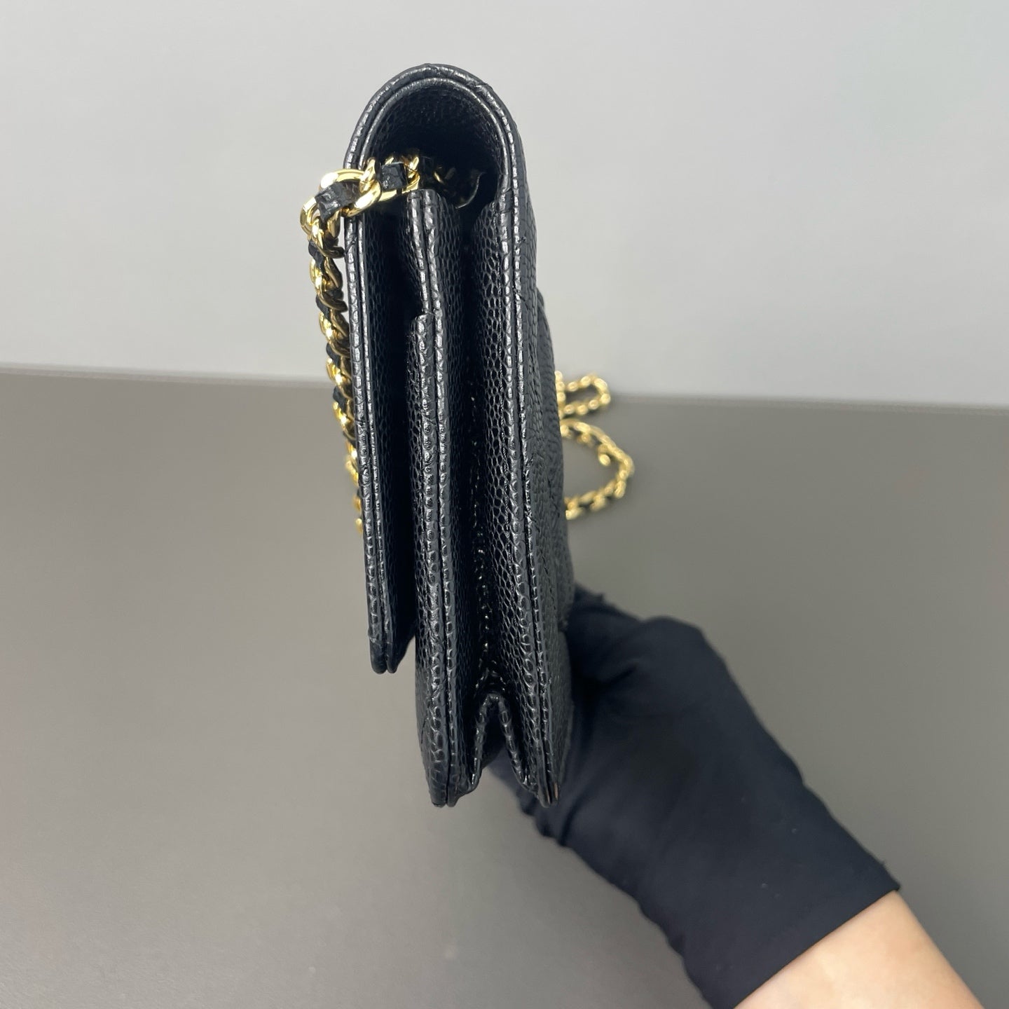 Chanel - WOC - Leather - Black - (mini)