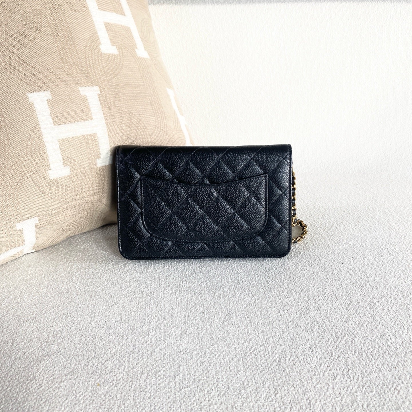 Chanel - WOC - Leather - Black - (mini)