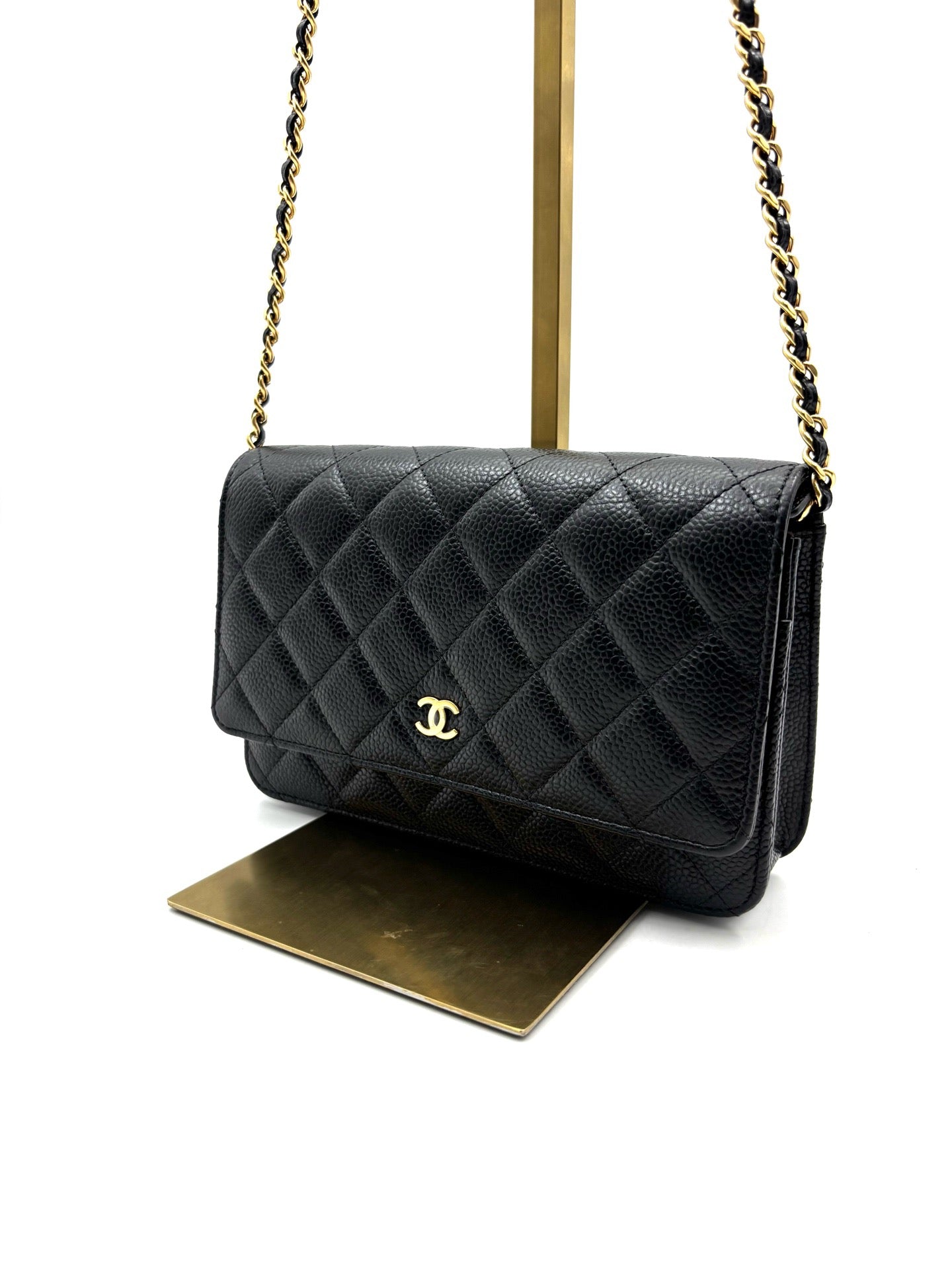 Chanel - WOC - Leather - Black - (mini)