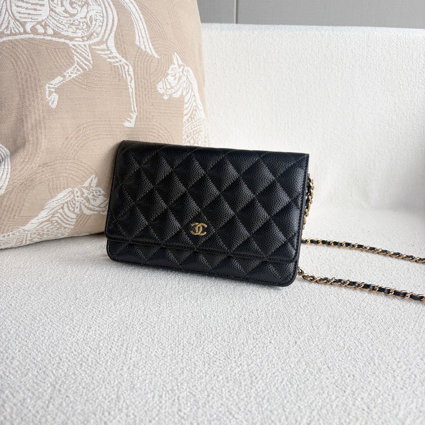 Chanel - WOC - Leather - Black - (mini)