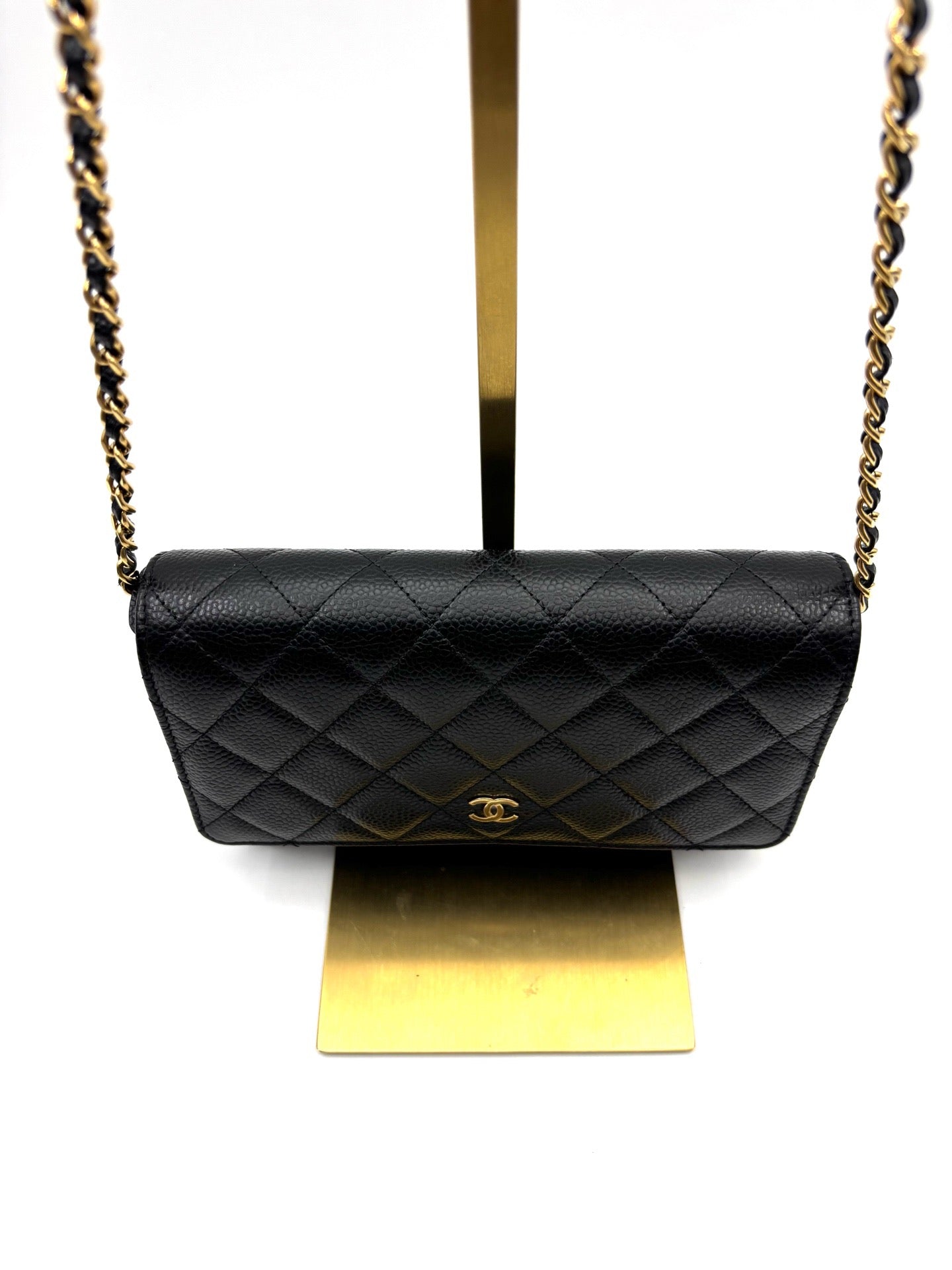 Chanel - WOC - Leather - Black - (mini)