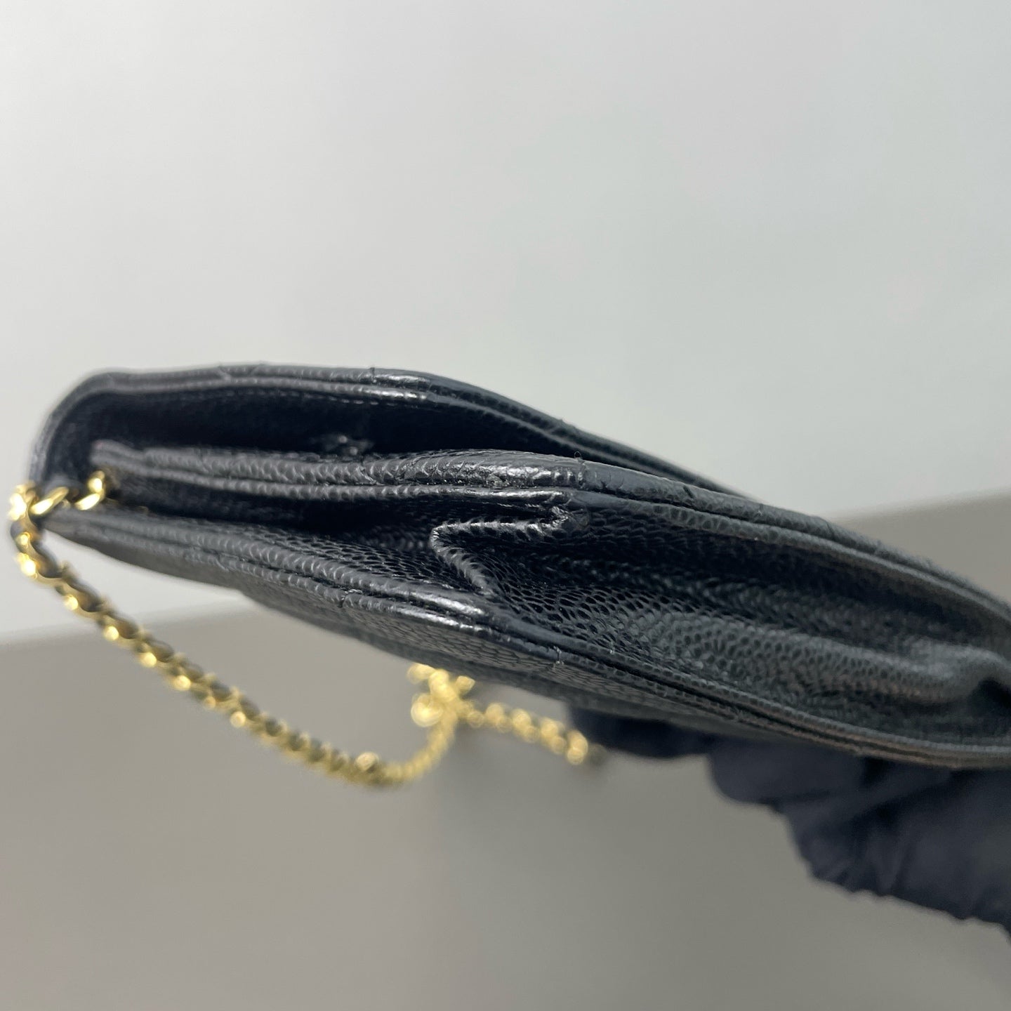Chanel - WOC - Leather - Black - (mini)