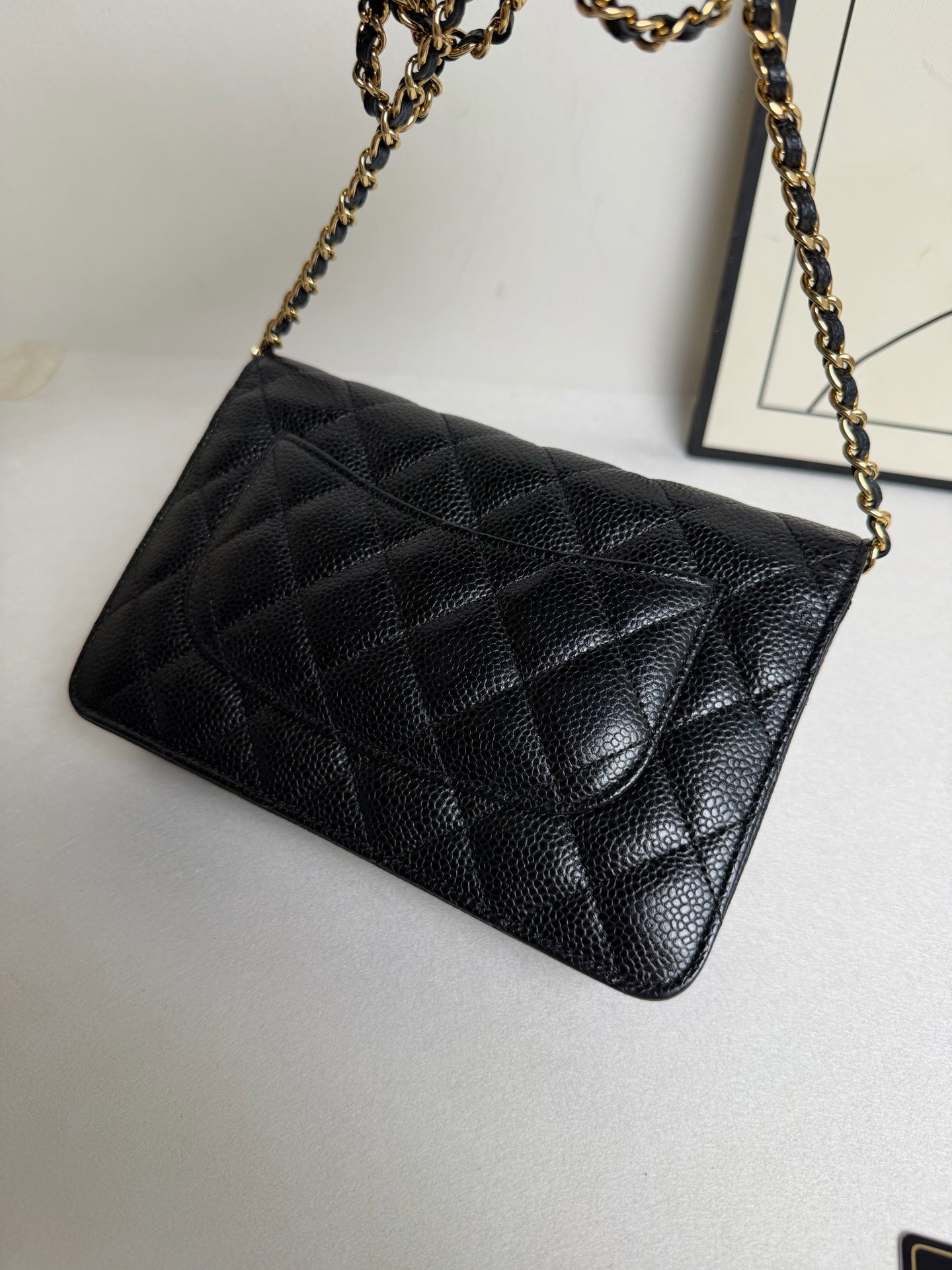 Chanel - WOC - Leather - Black - (mini)