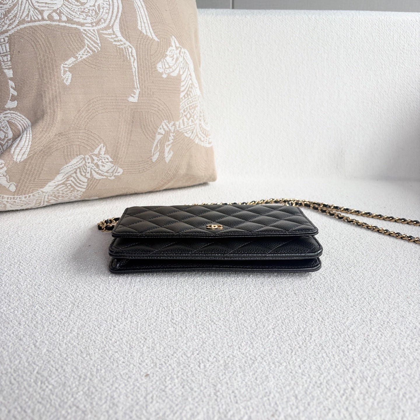 Chanel - WOC - Leather - Black - (mini)
