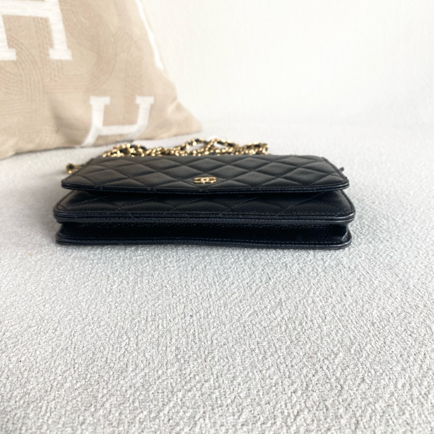 Chanel - WOC - Leather - Black - (mini)