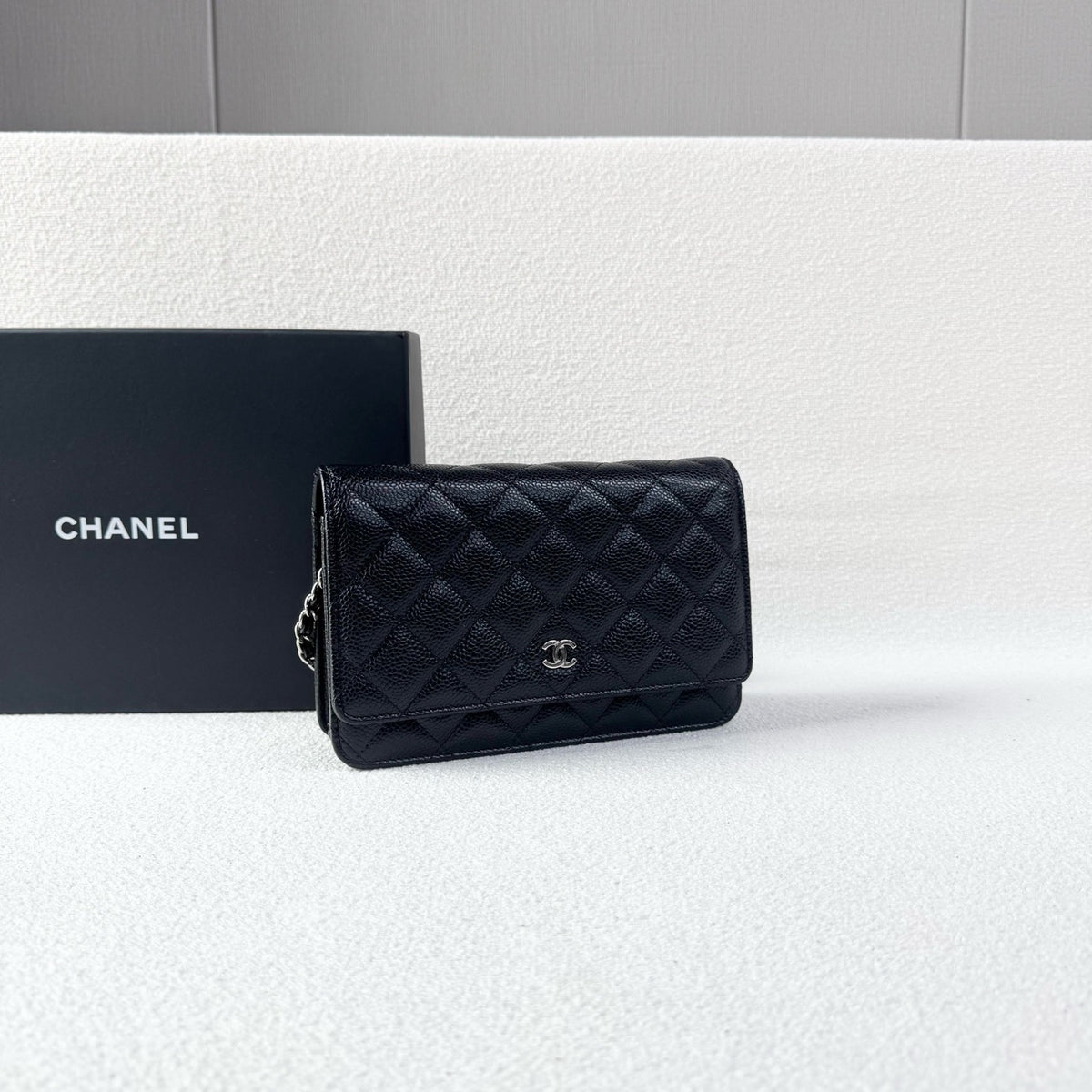 Chanel - WOC - Leather - Black - (mini)