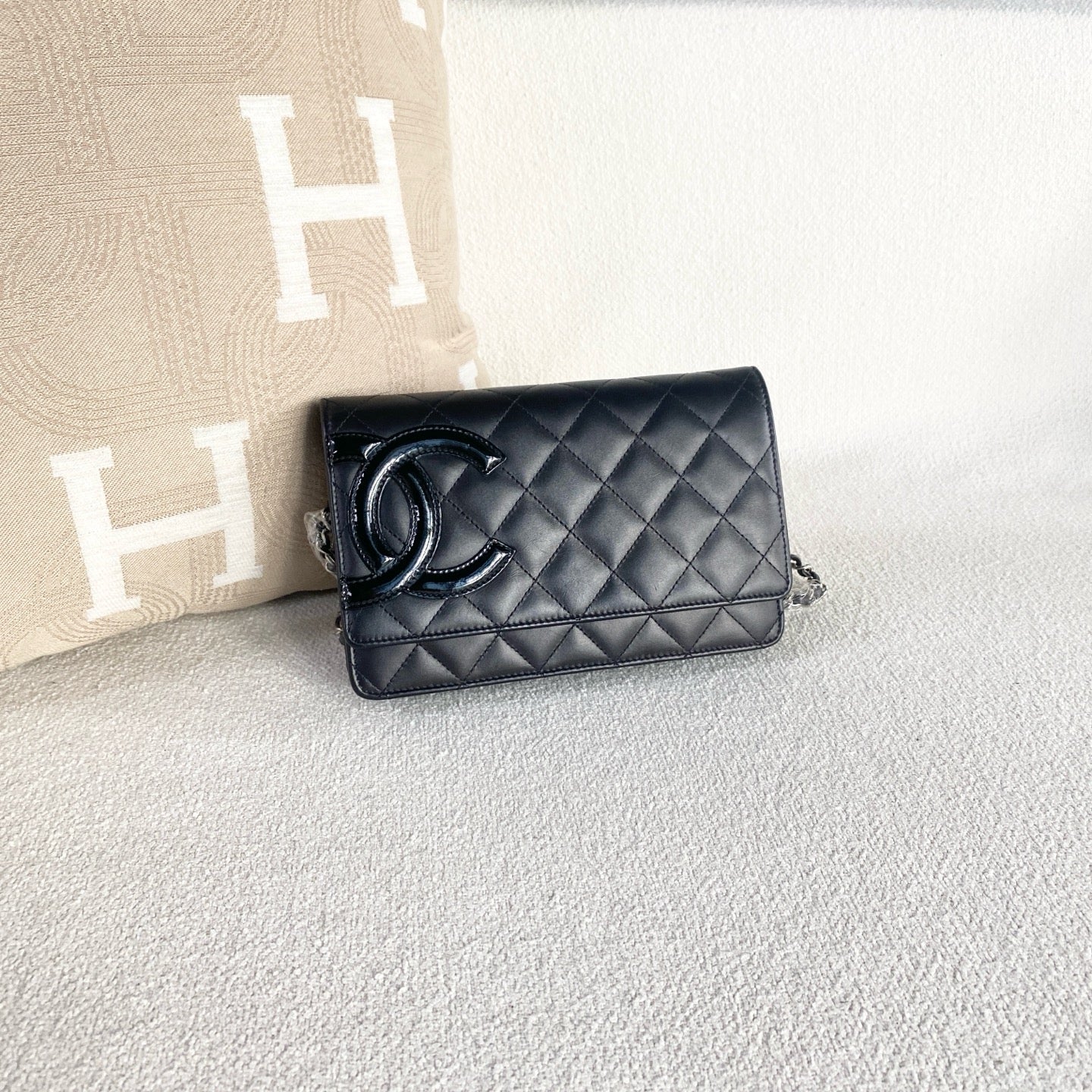Chanel - WOC - Leather - Black - (mini)