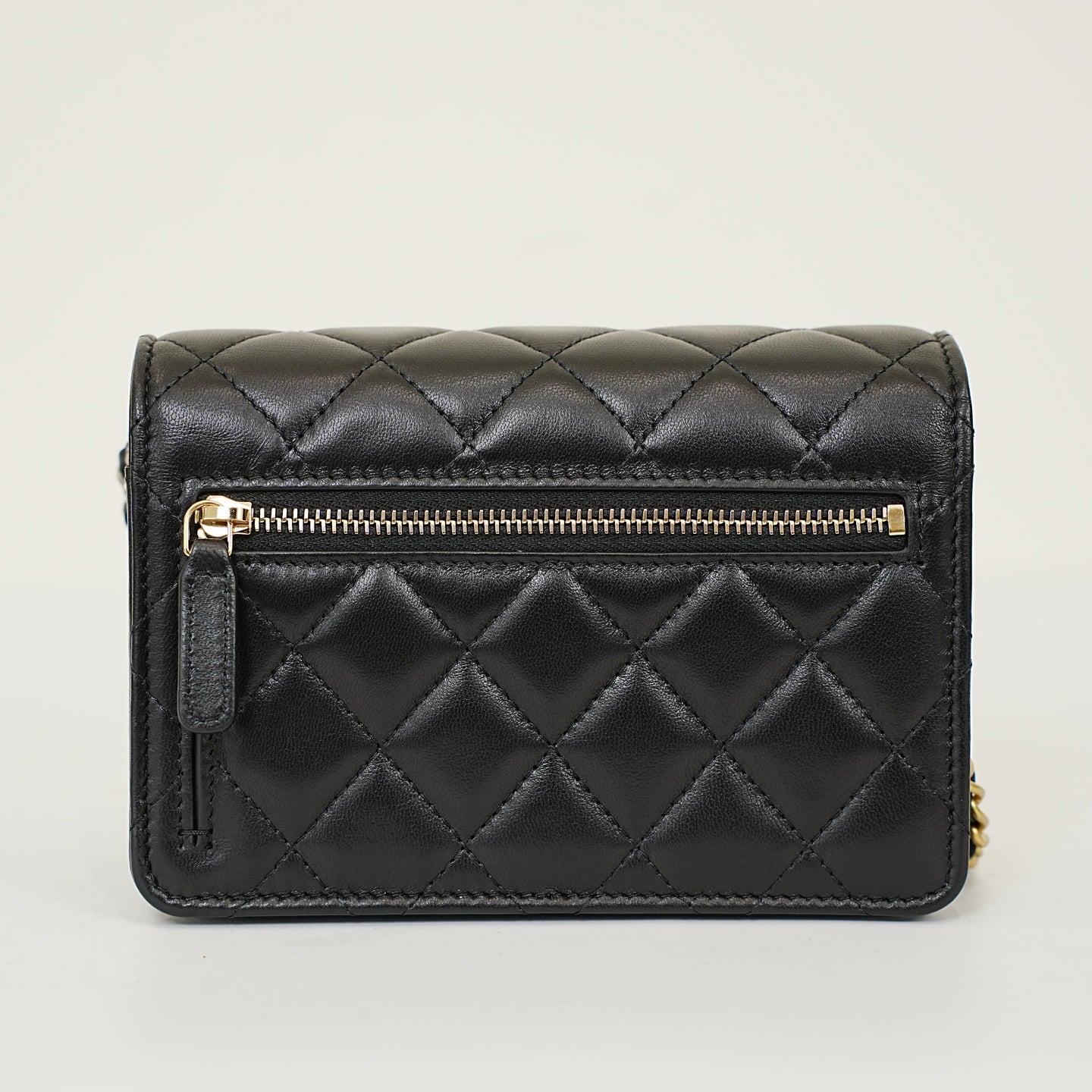 Chanel - WOC - Leather - Black - (mini)