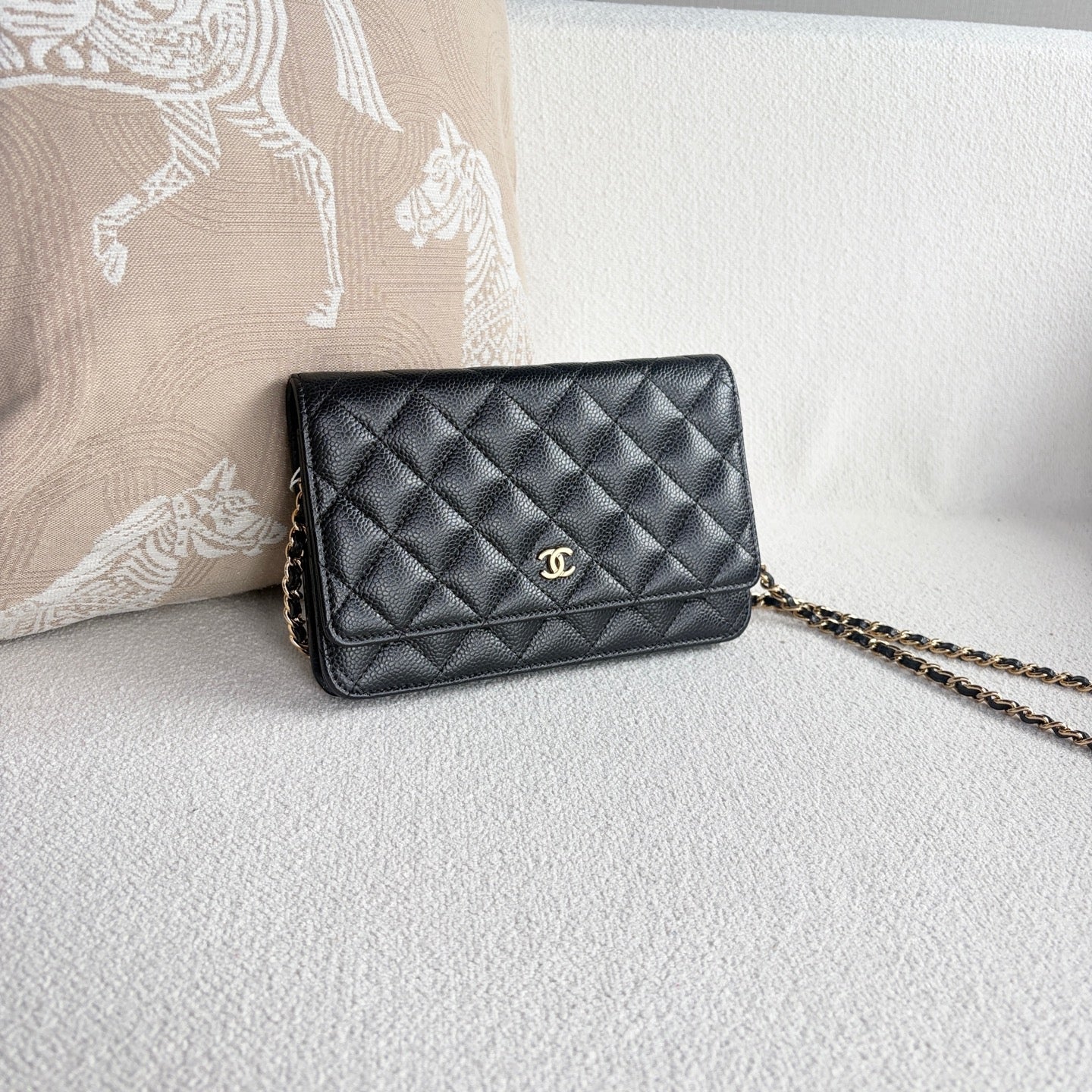 Chanel - WOC - Leather - Black - (mini)