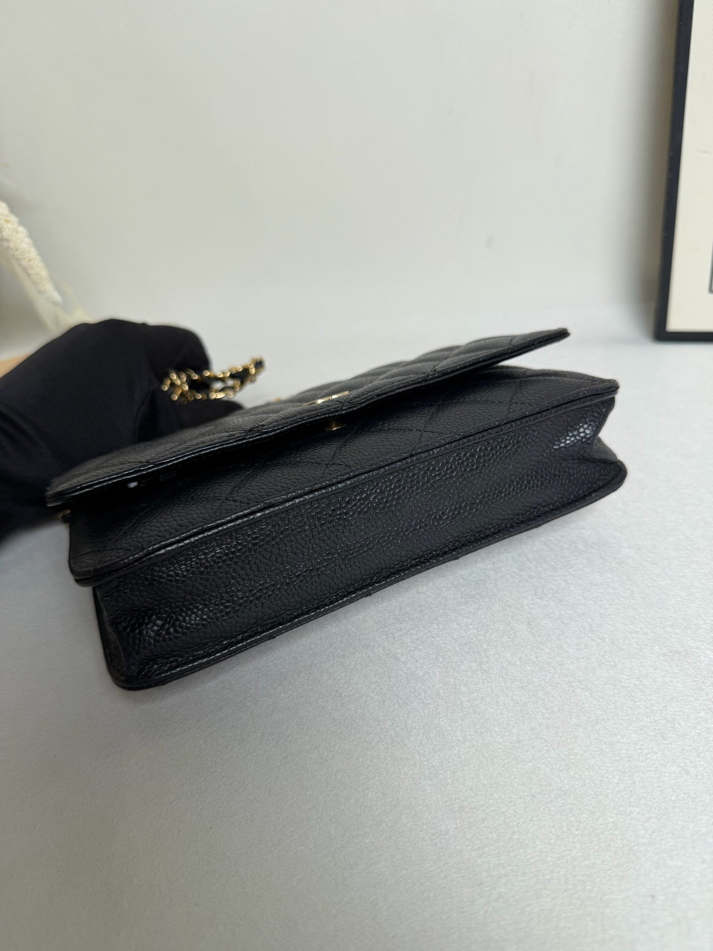 Chanel - WOC - Leather - Black - (mini)