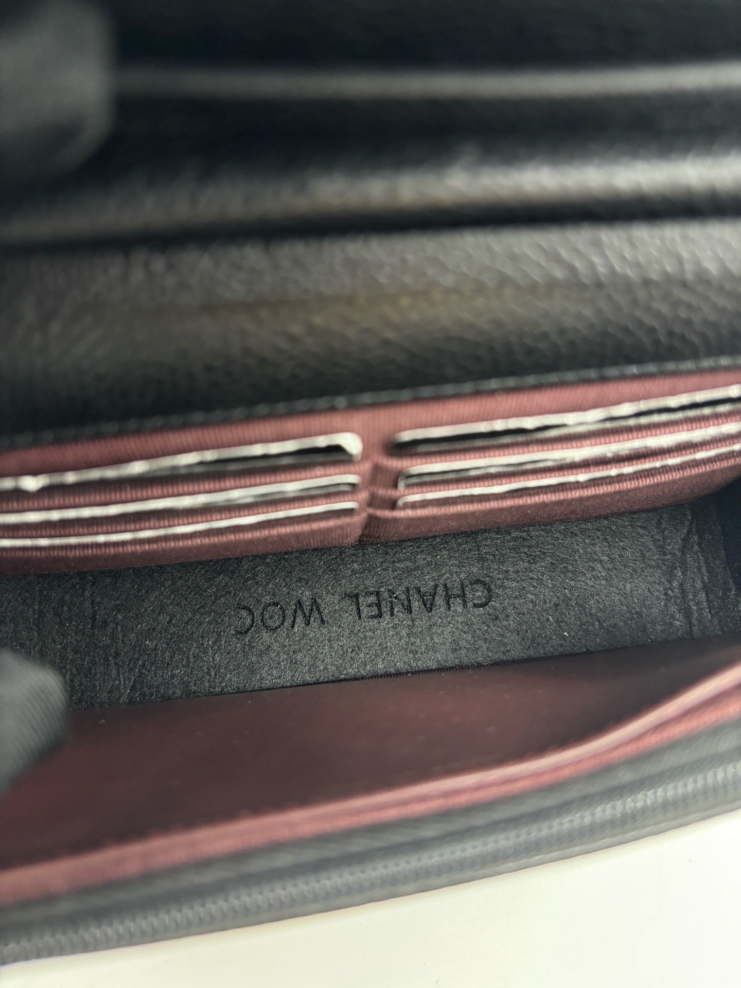Chanel - WOC - Leather - Black - (mini)