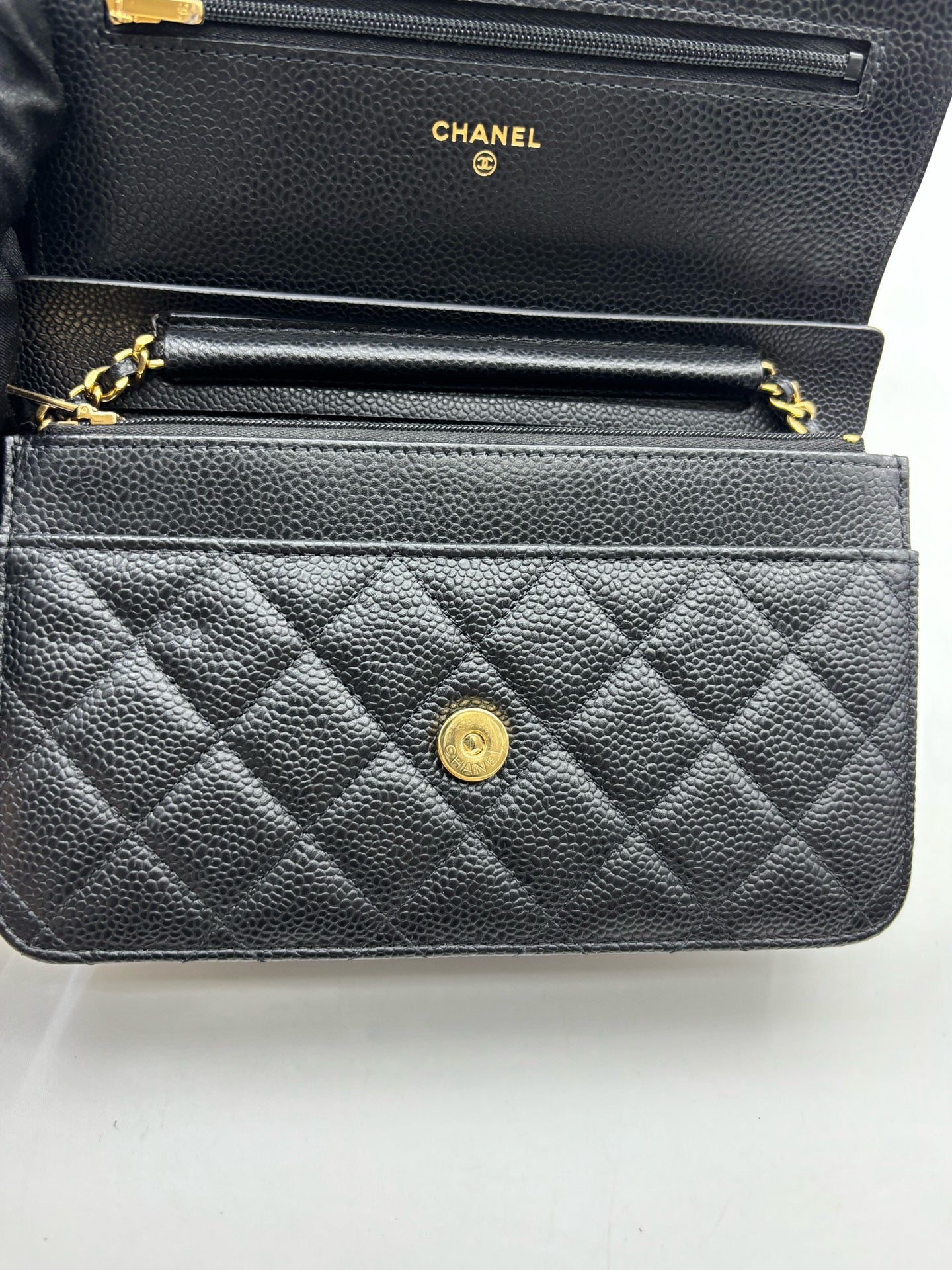 Chanel - WOC - Leather - Black - (mini)
