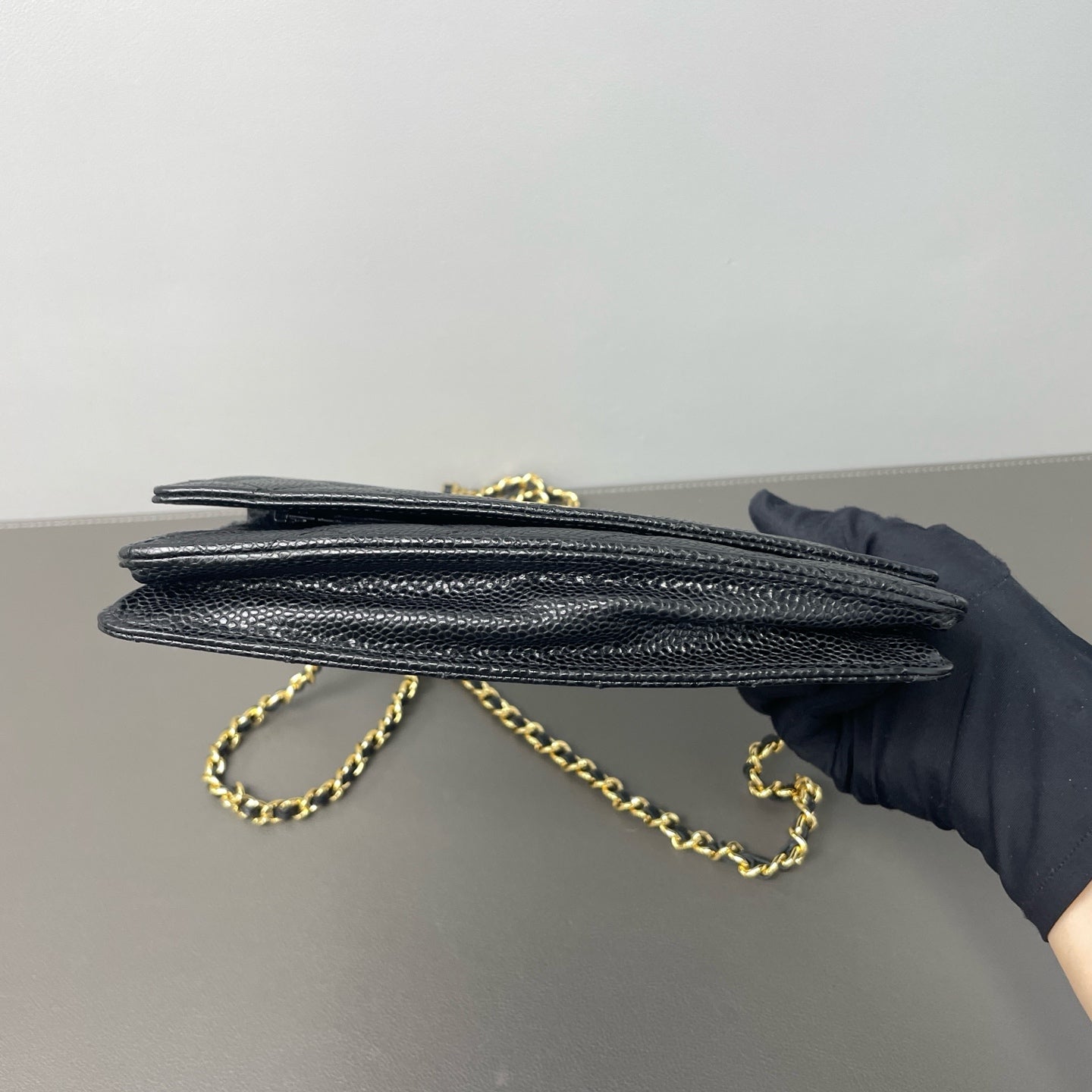 Chanel - WOC - Leather - Black - (mini)