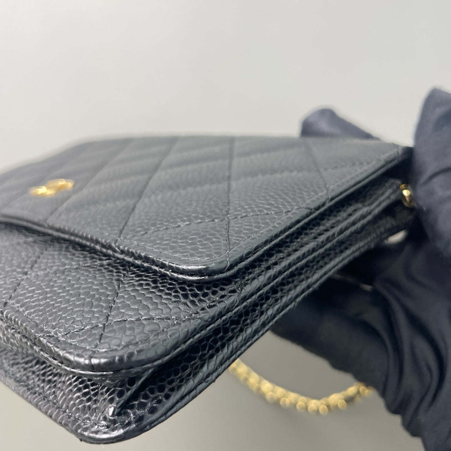 Chanel - WOC - Leather - Black - (mini)