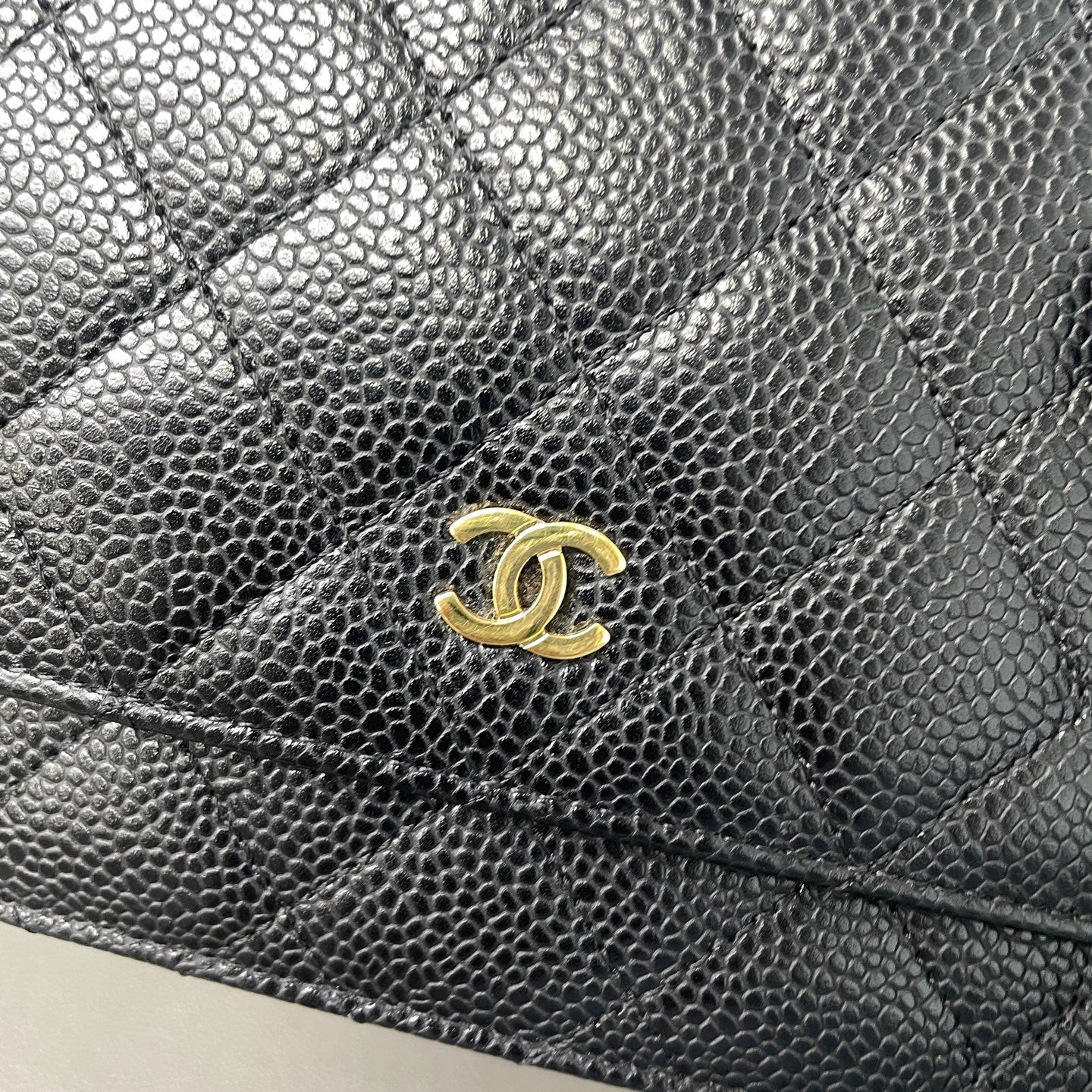 Chanel - WOC - Leather - Black - (mini)