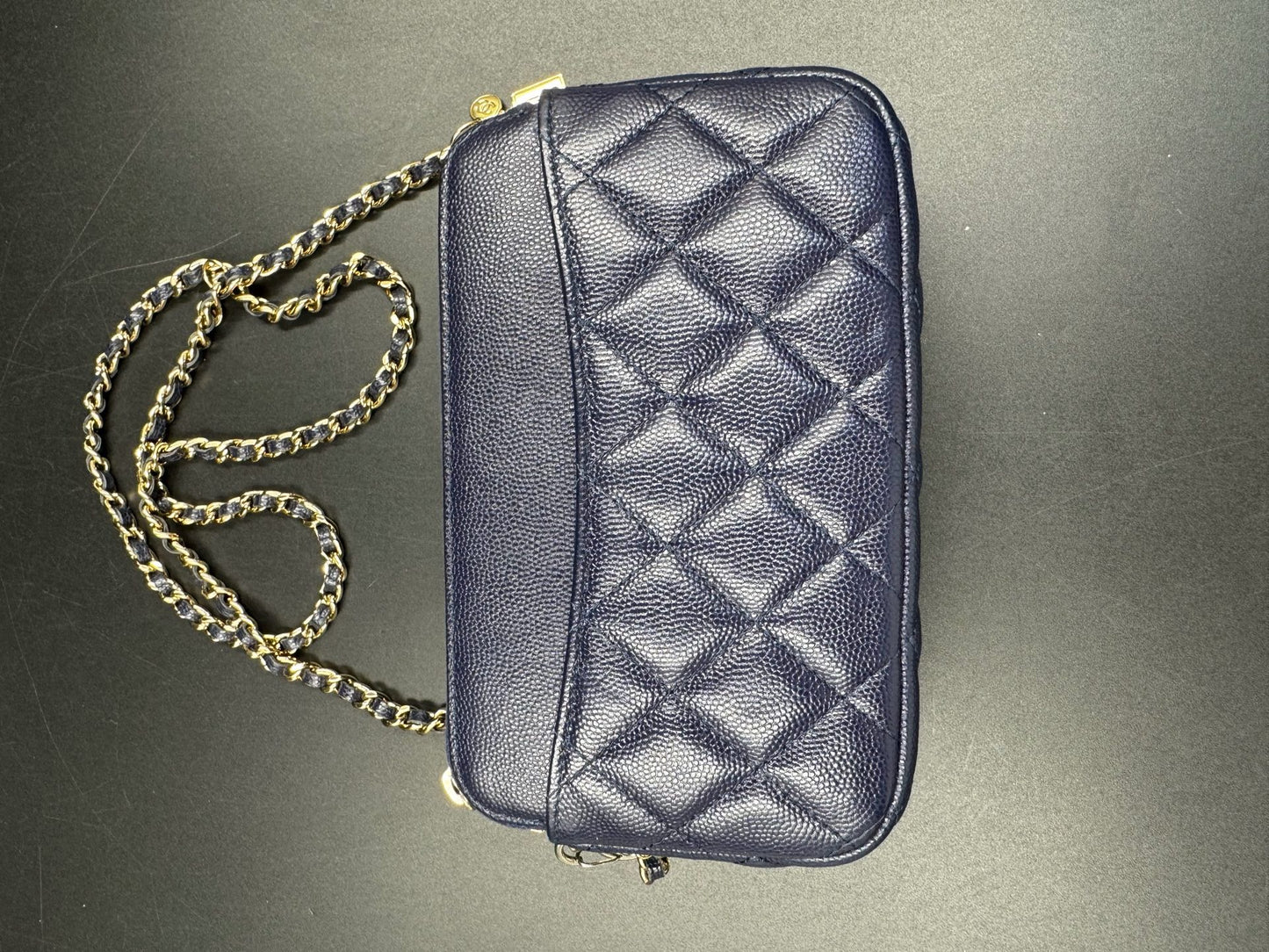 Chanel - WOC - Leather - Blue - (mini)
