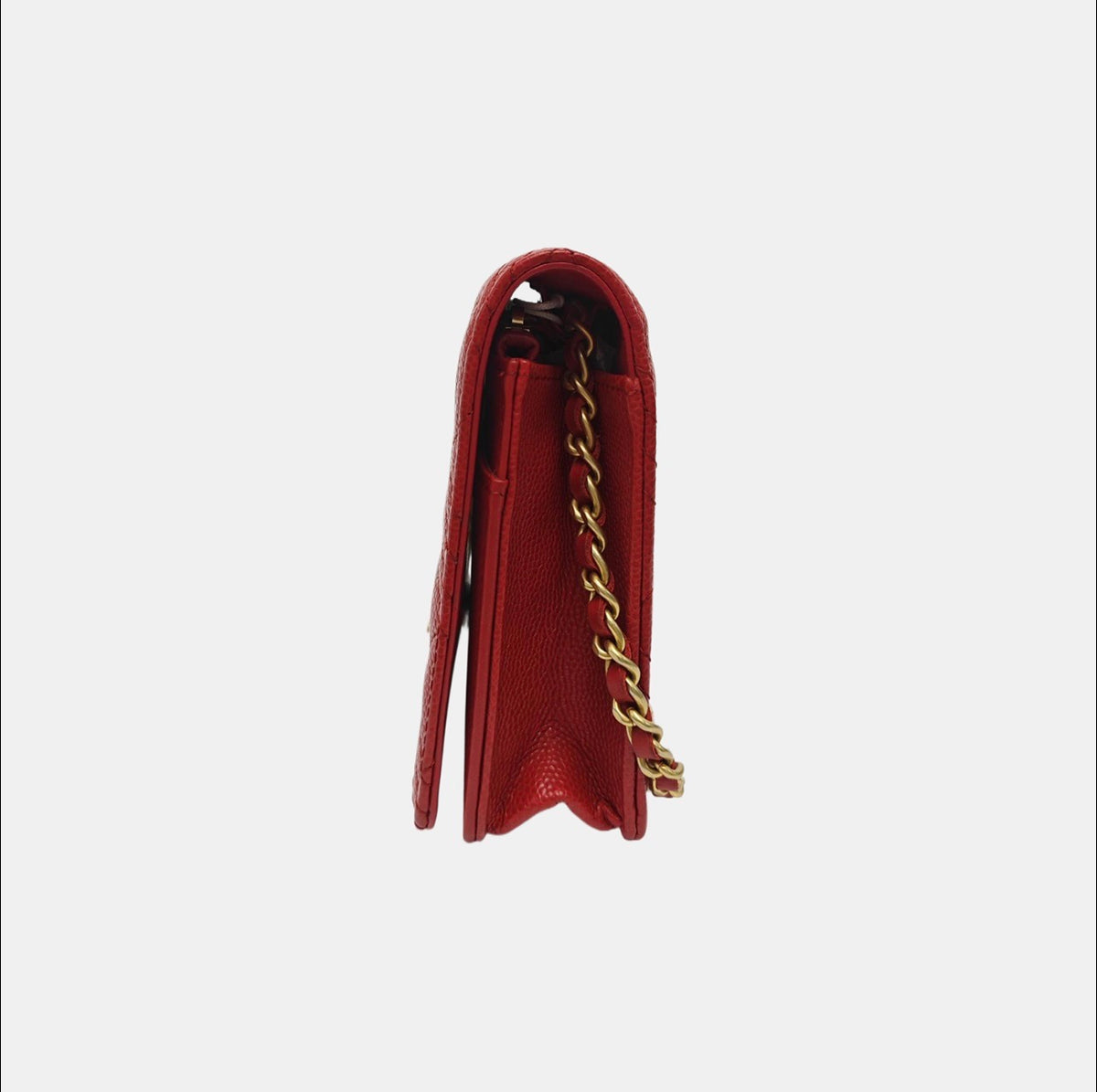 Chanel - WOC - Leather - Red - (mini)