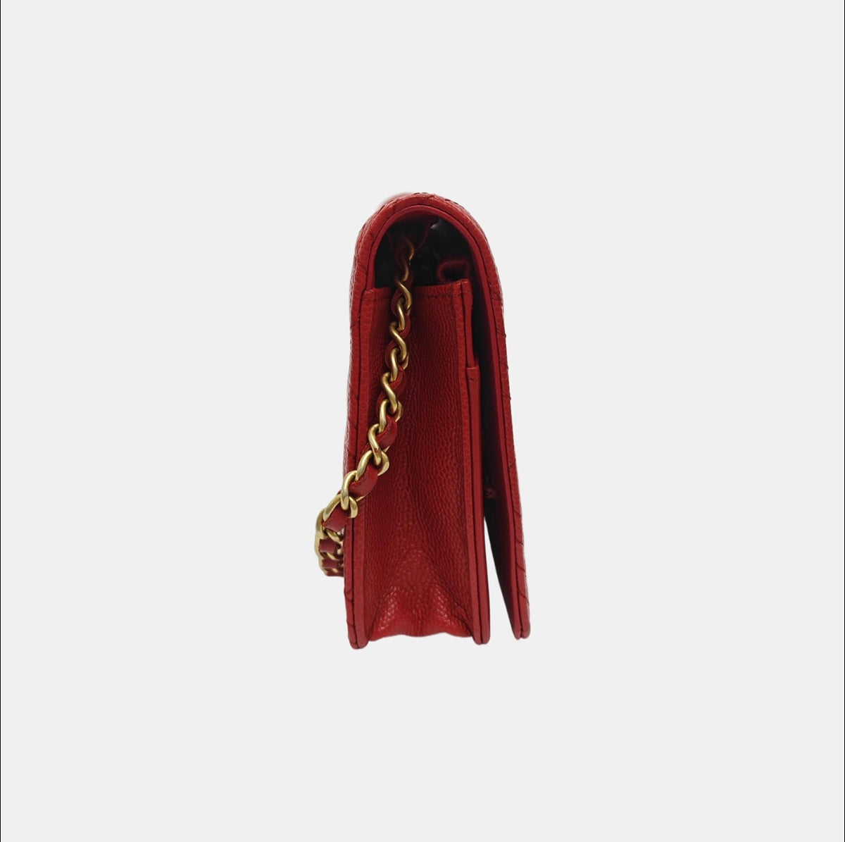 Chanel - WOC - Leather - Red - (mini)