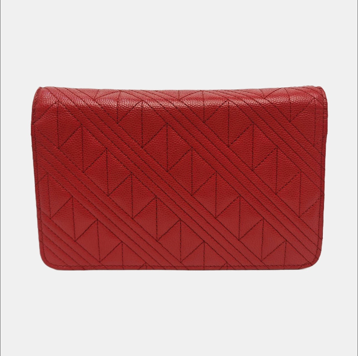 Chanel - WOC - Leather - Red - (mini)
