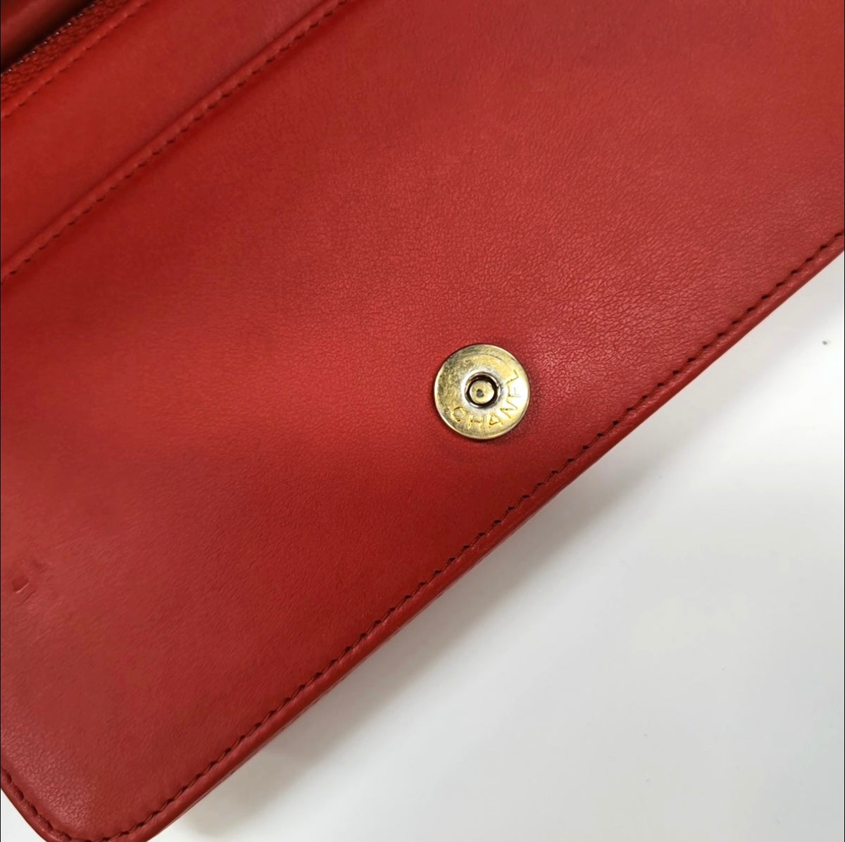 Chanel - WOC - Leather - Red - (mini)