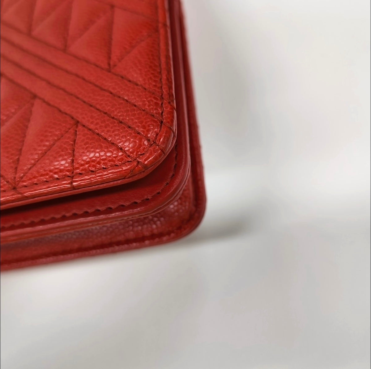 Chanel - WOC - Leather - Red - (mini)