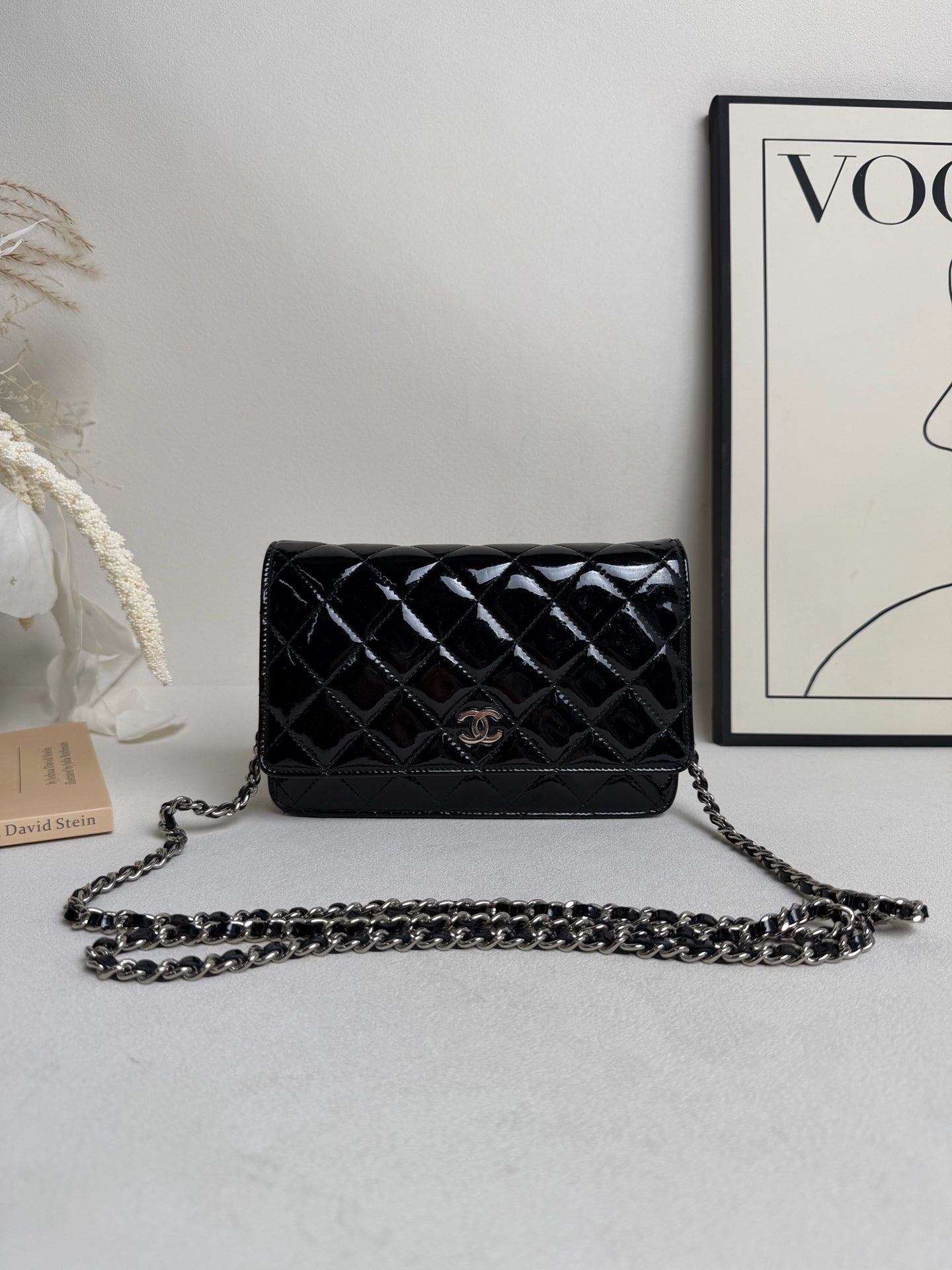 Chanel - WOC - Patent leather - Black - (mini)