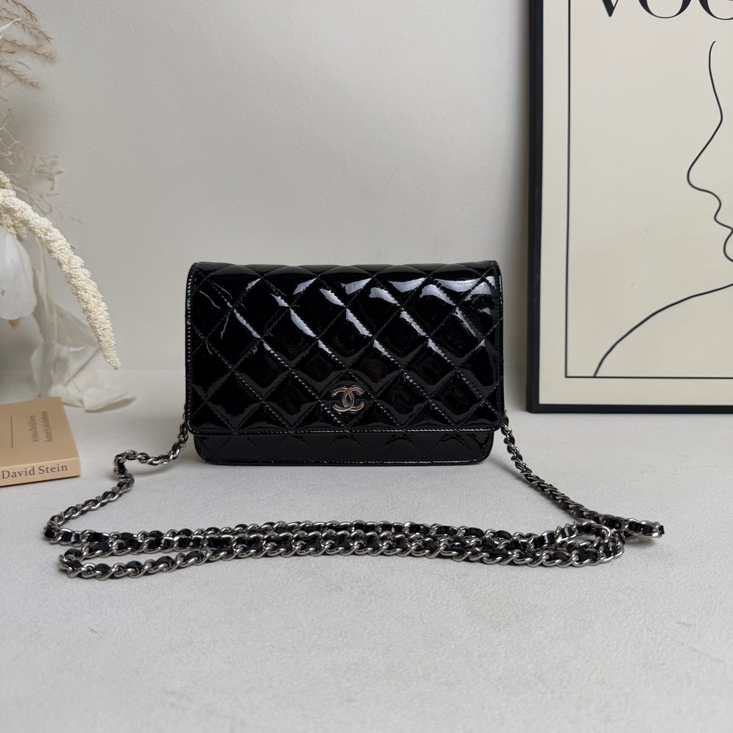 Chanel - WOC - Patent leather - Black - (mini)