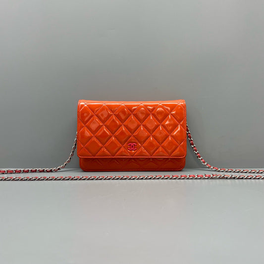 Chanel - WOC - Patent leather - Orange - (mini)
